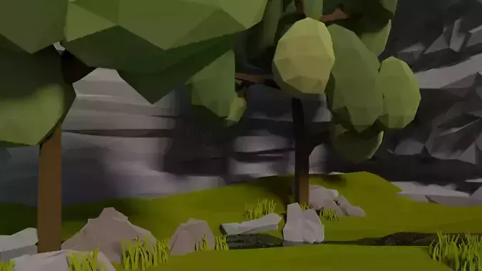 Simple Tree pack Low Poly