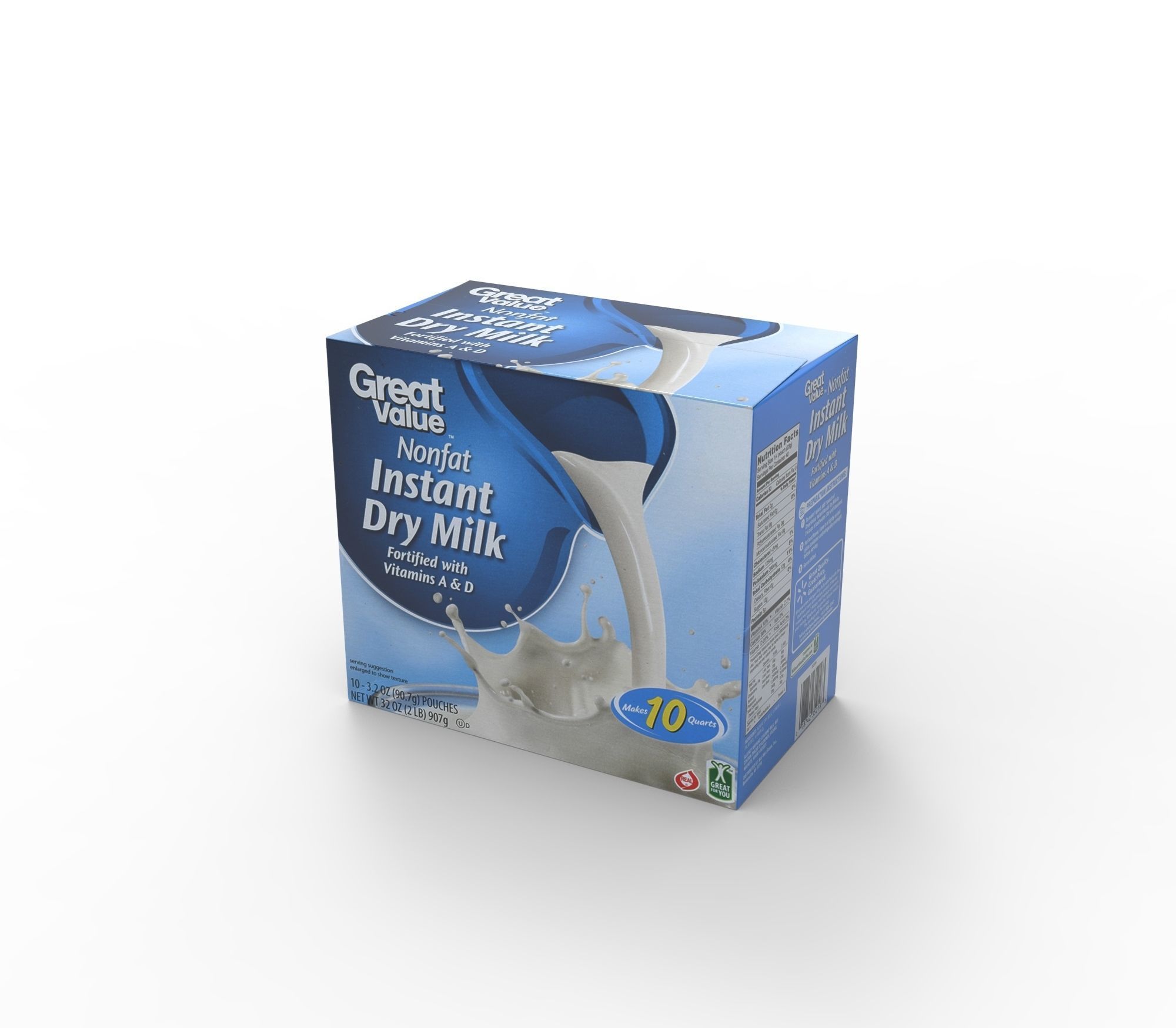 Milk Boxes 3D model_1