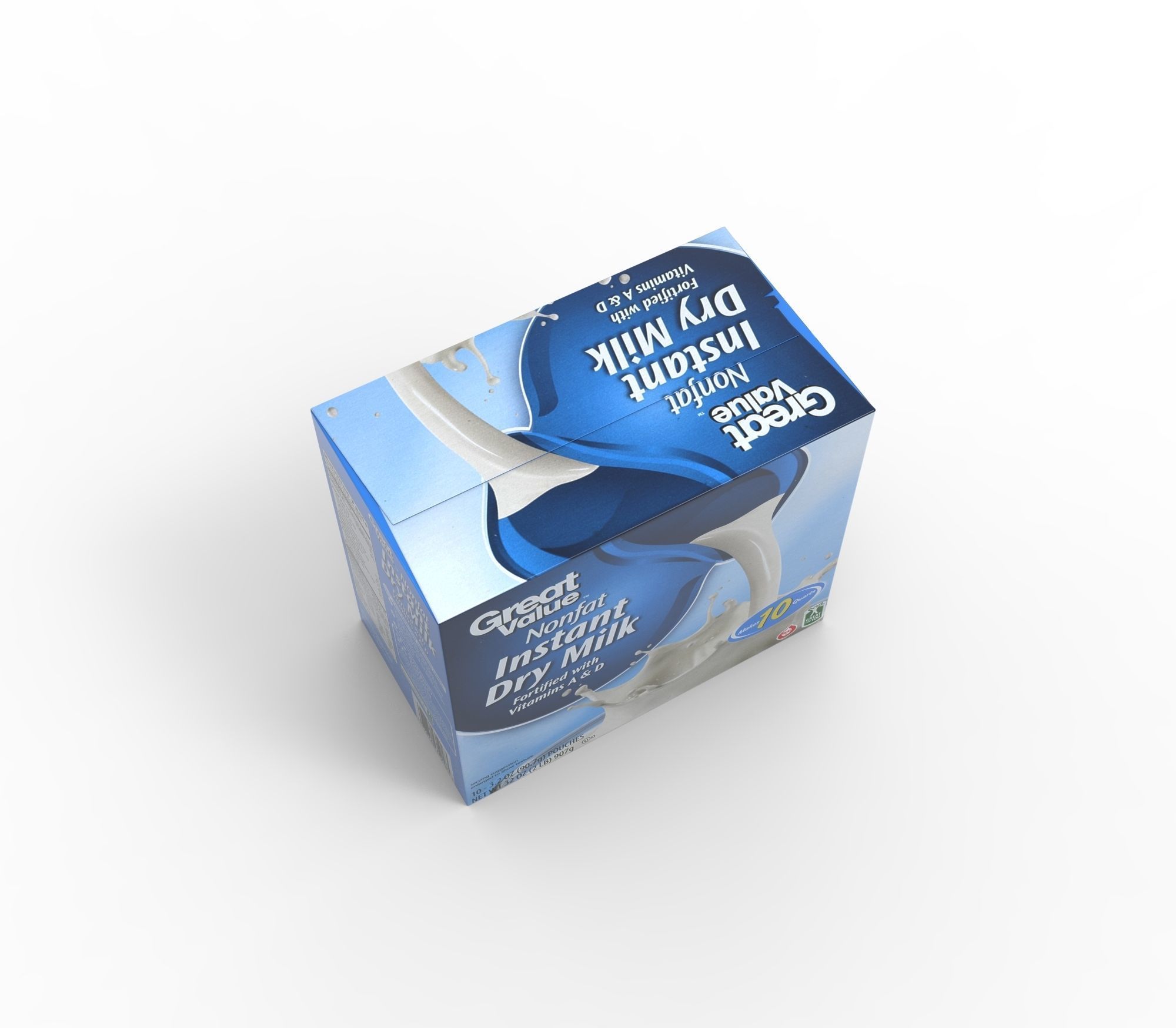 Milk Boxes 3D model_3