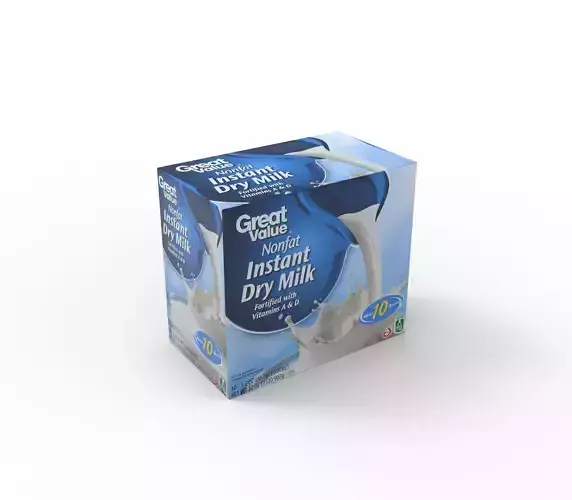 Milk Boxes 3D model