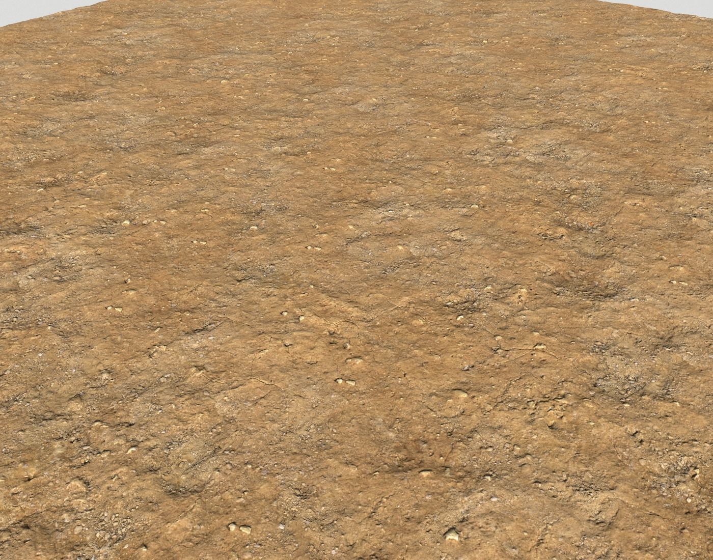 Arid desert terrain seamless PBR Texture_2