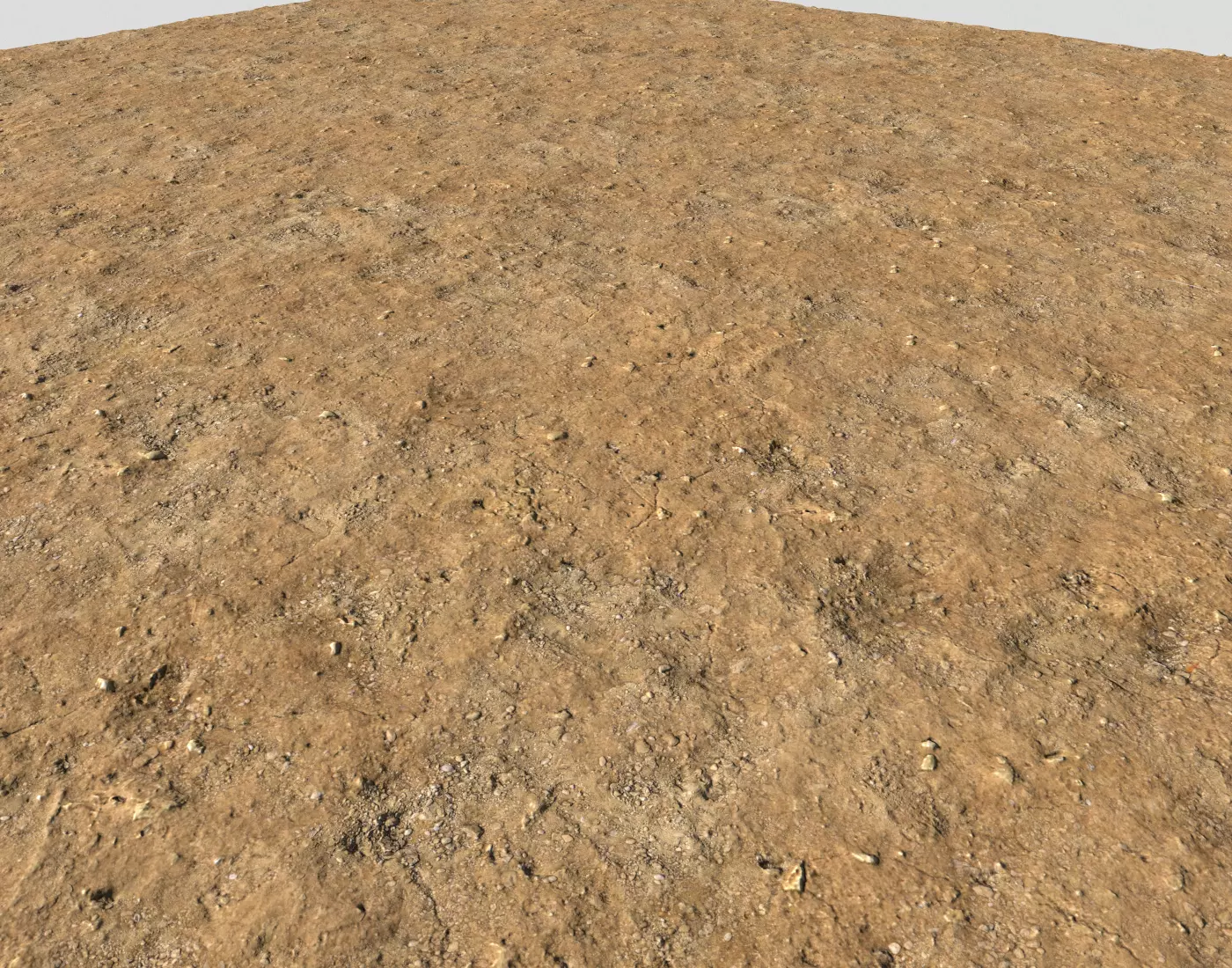 Arid desert terrain seamless PBR Texture_0
