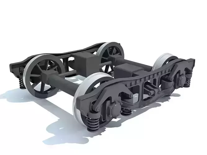 Train Wheels 3D model