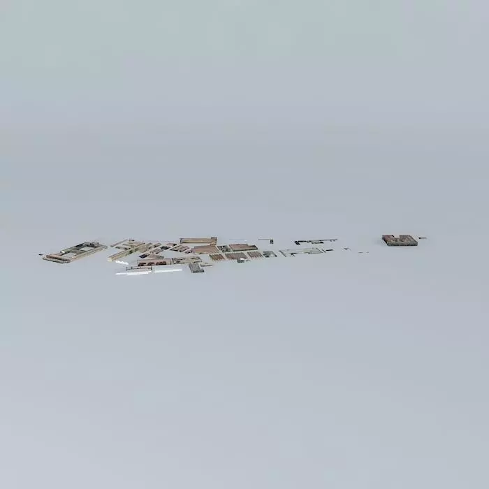 Old Campus Technology Weapons Factory, University of Castilla... Free 3D model_0