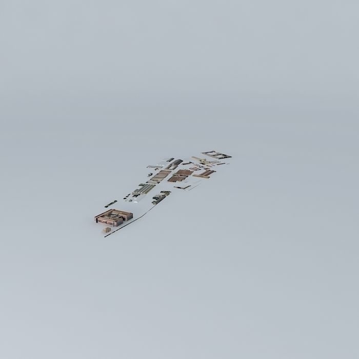 Old Campus Technology Weapons Factory, University of Castilla... Free 3D model_2