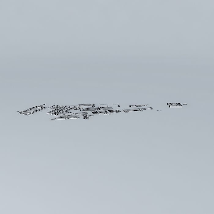 Old Campus Technology Weapons Factory, University of Castilla... Free 3D model_3