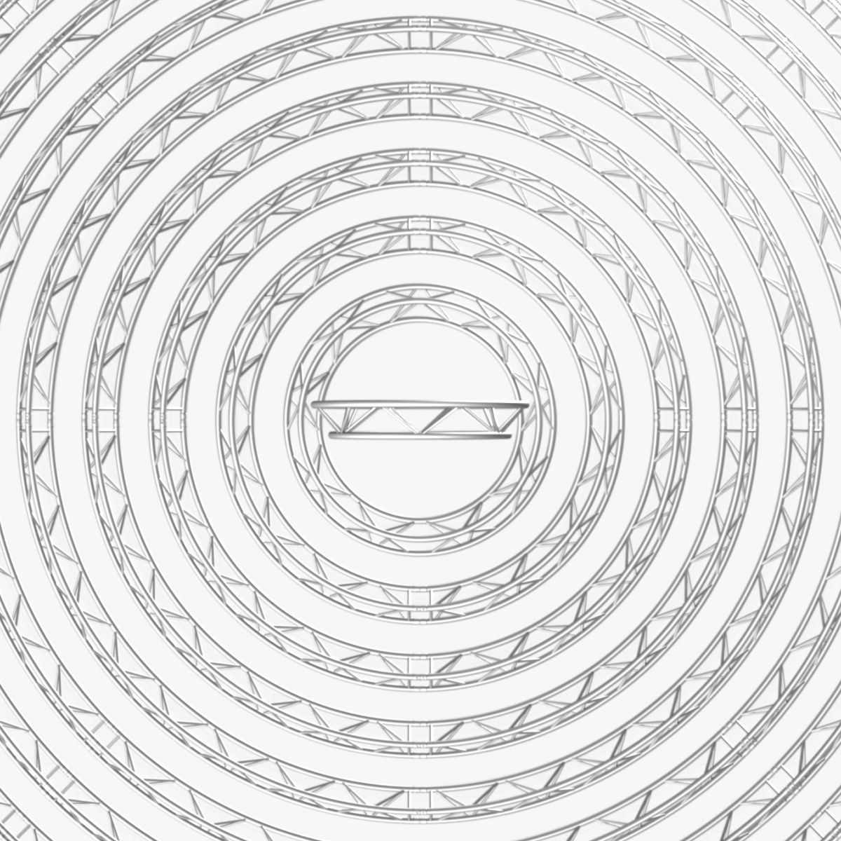 Circle Triangular Truss Modular Collection 10 Modular 3D print model_18