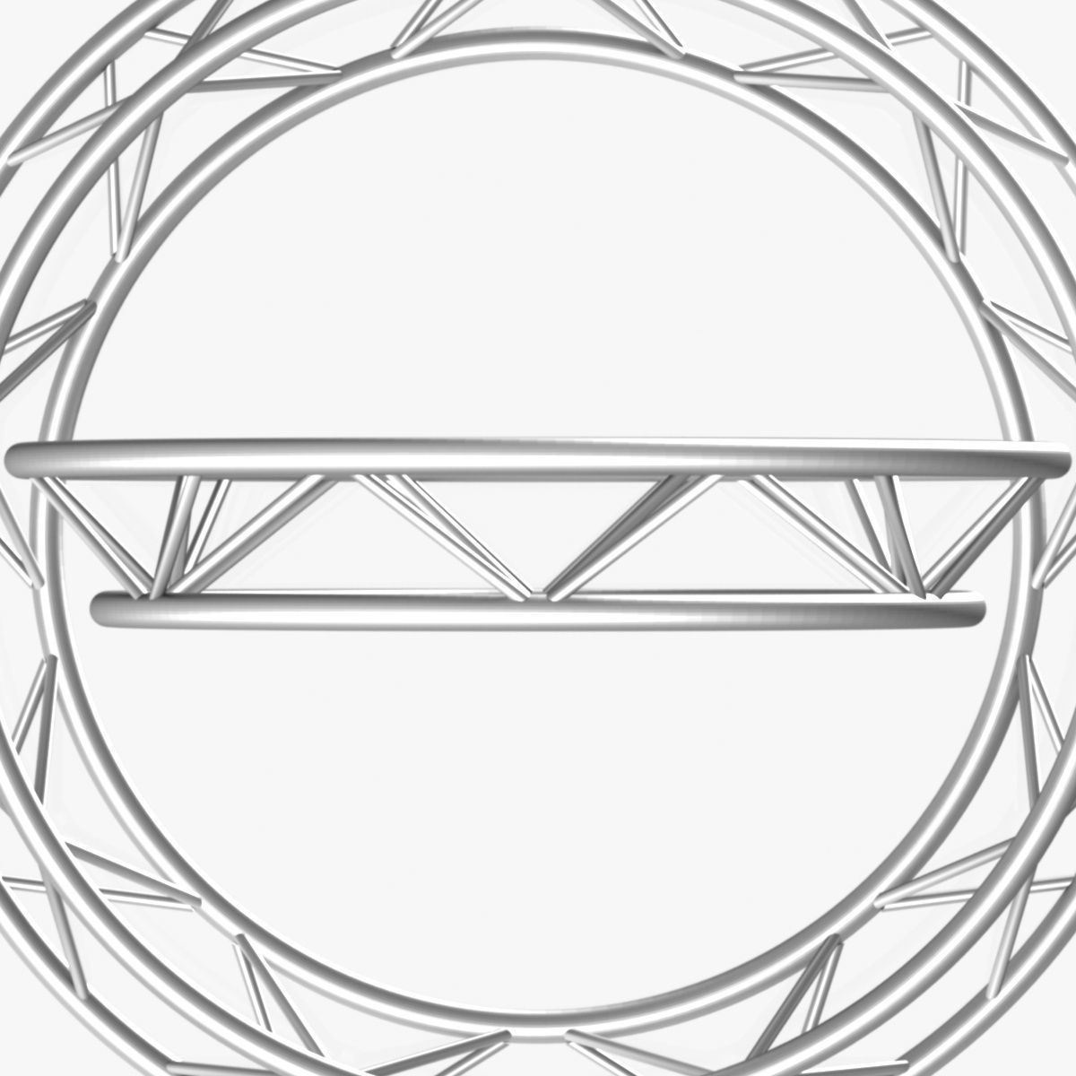 Circle Triangular Truss Modular Collection 10 Modular 3D print model_22