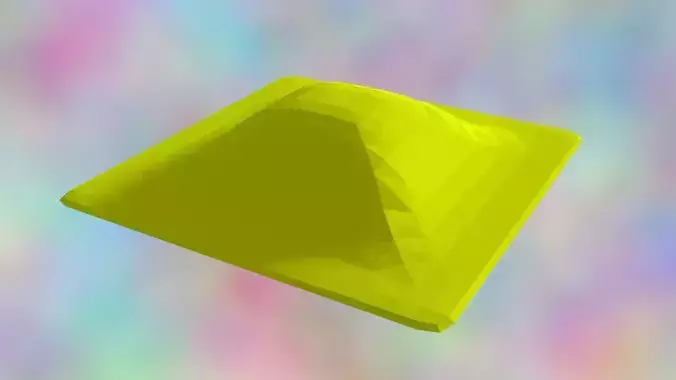 Stylized Low-Poly Chinese Hat