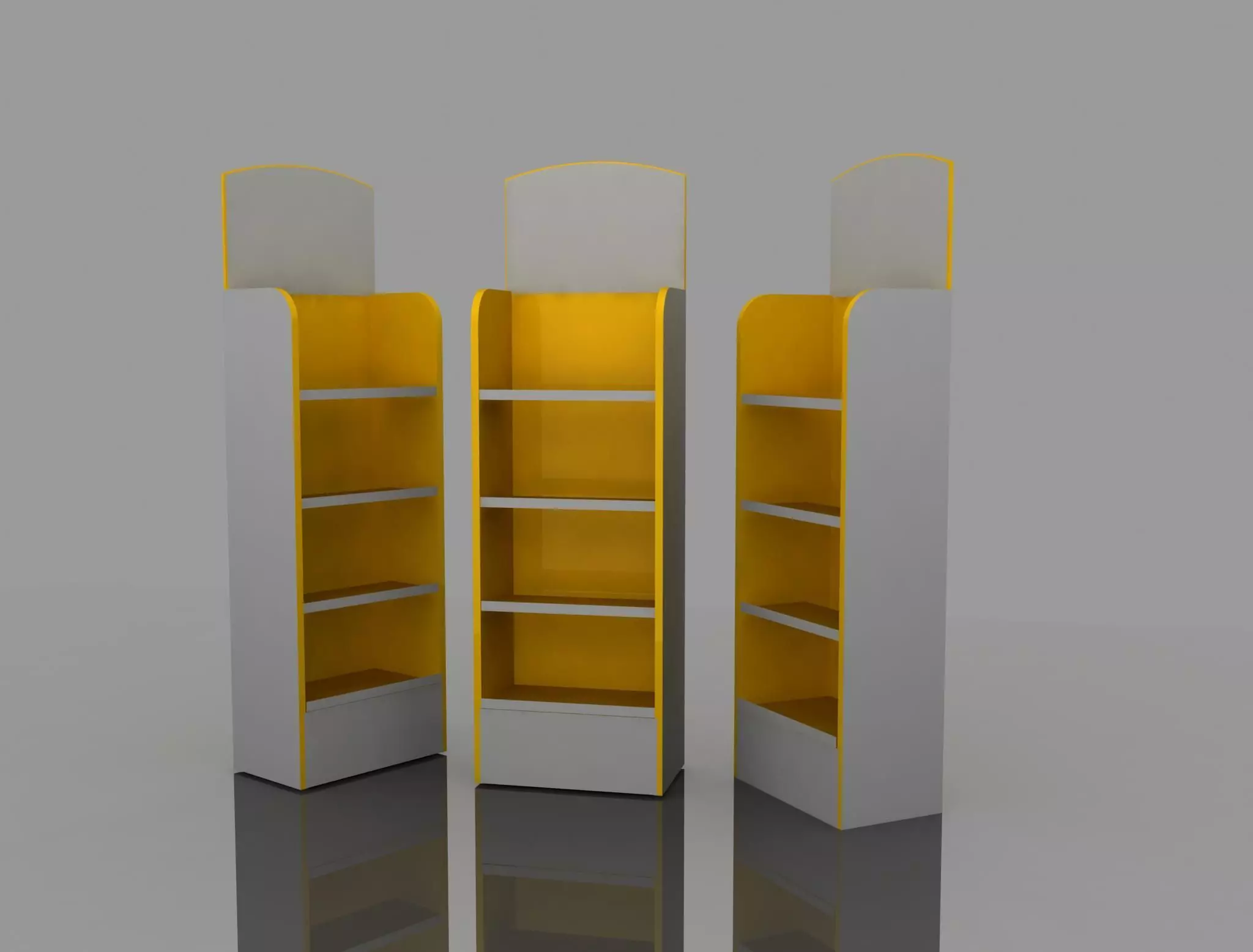 Product Stand Low-poly 3D model_0