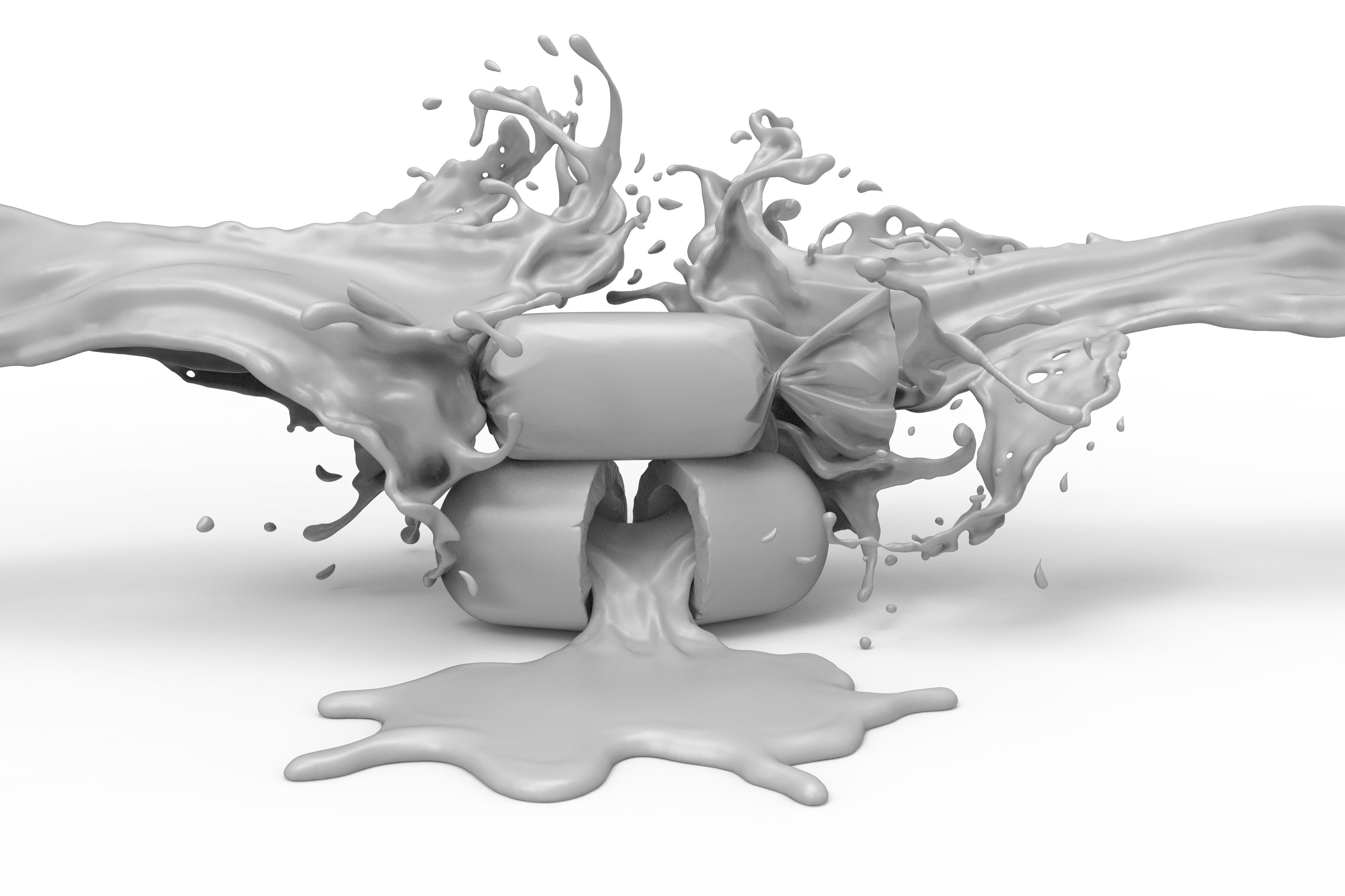 Chocolate toffy wrapper 3D model_5