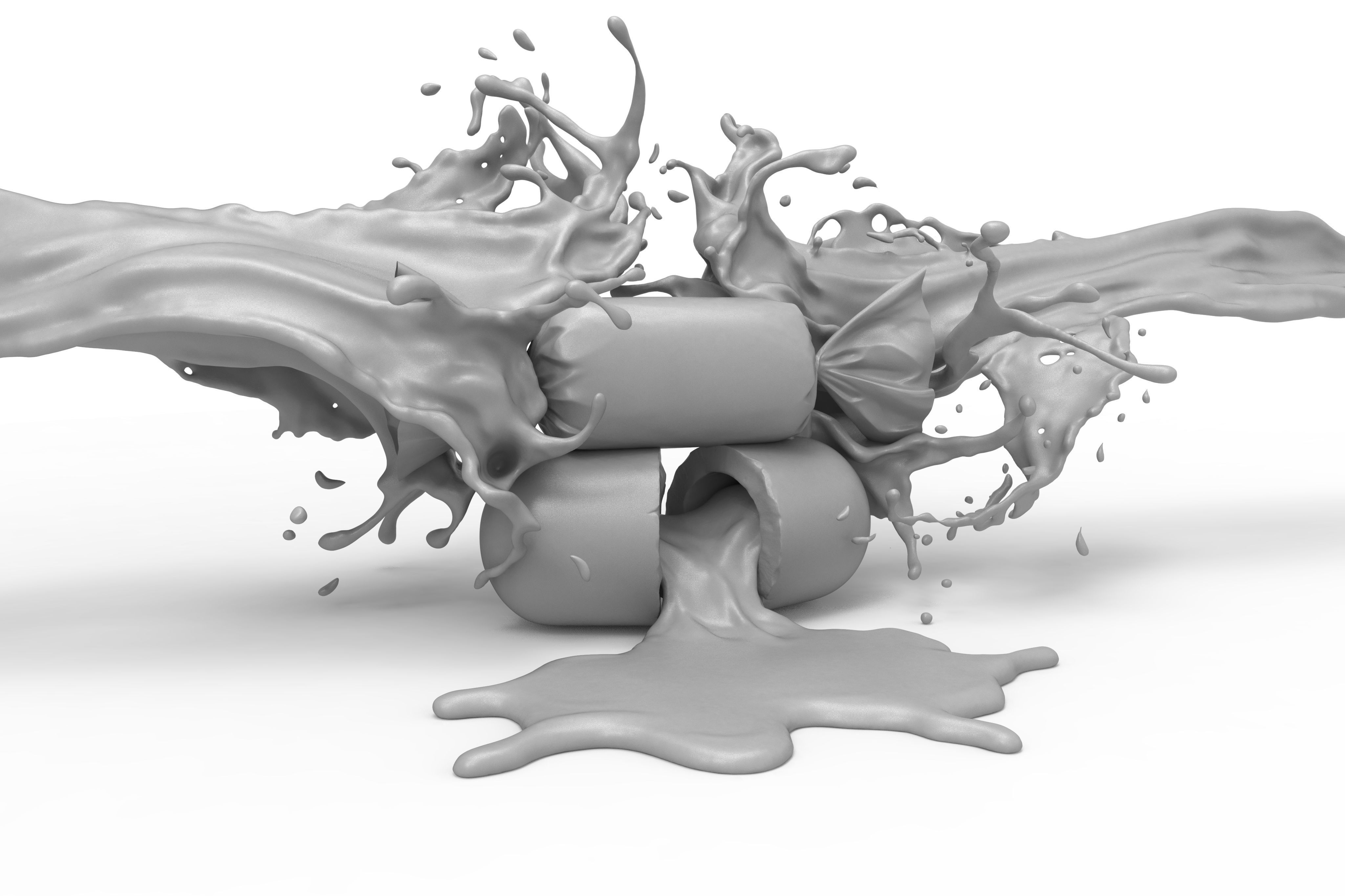 Chocolate toffy wrapper 3D model_3