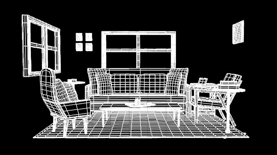 Cartoonic Interior Room 3D model_10
