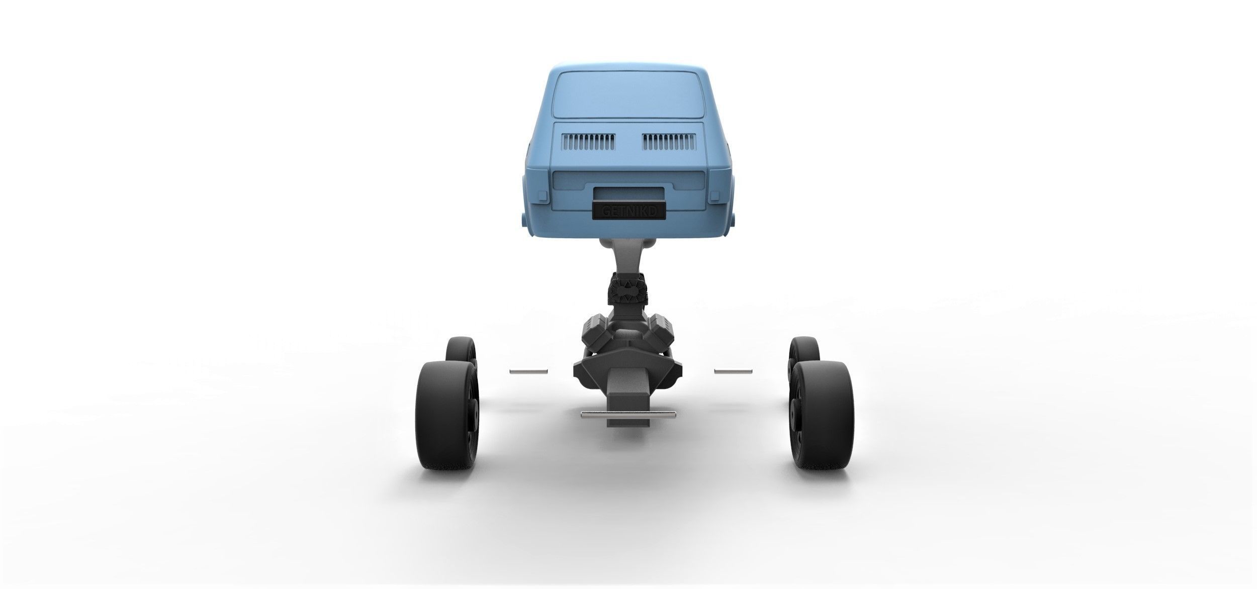 Crazy Fiat 126p Scale 1 to 24 3D print model_22