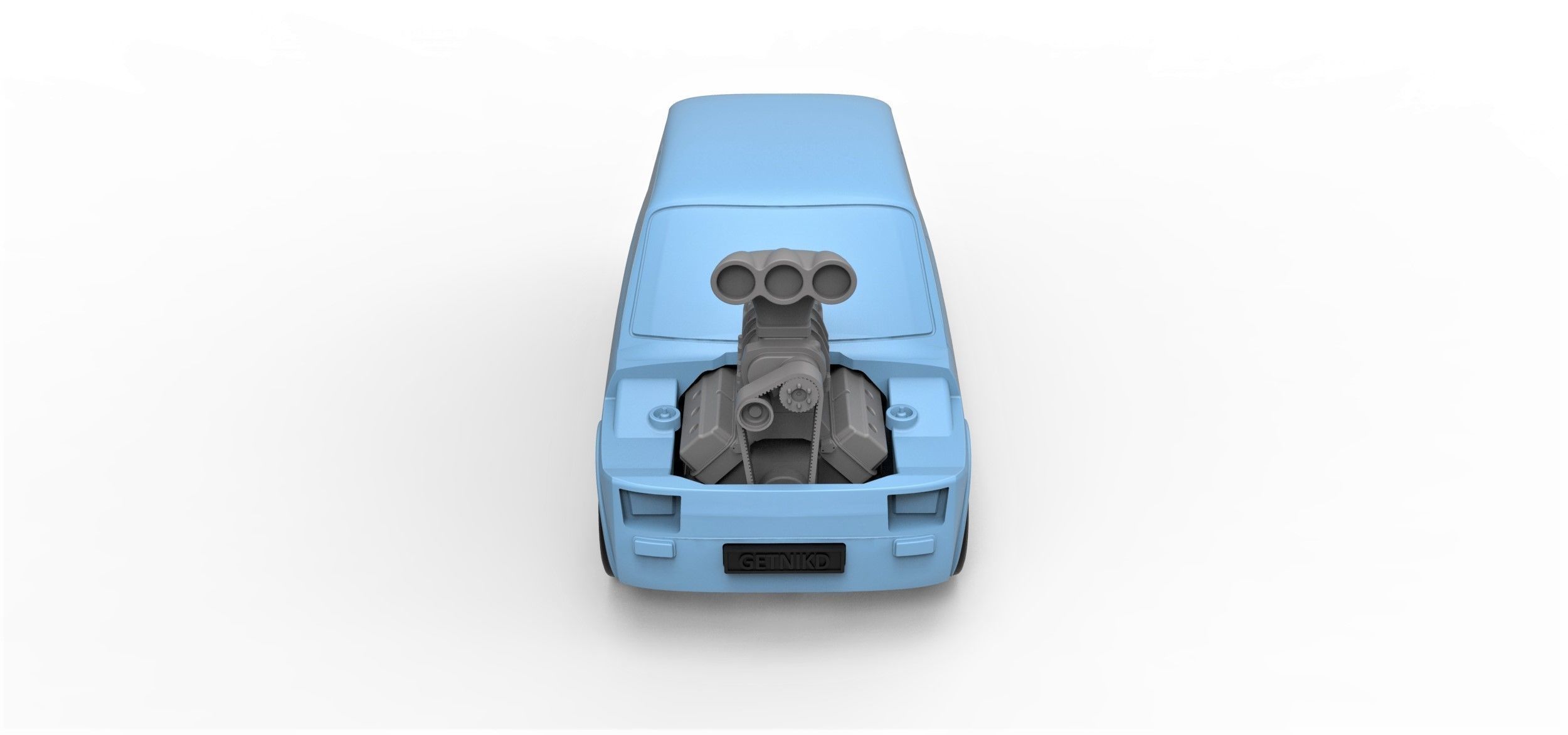 Crazy Fiat 126p Scale 1 to 24 3D print model_5