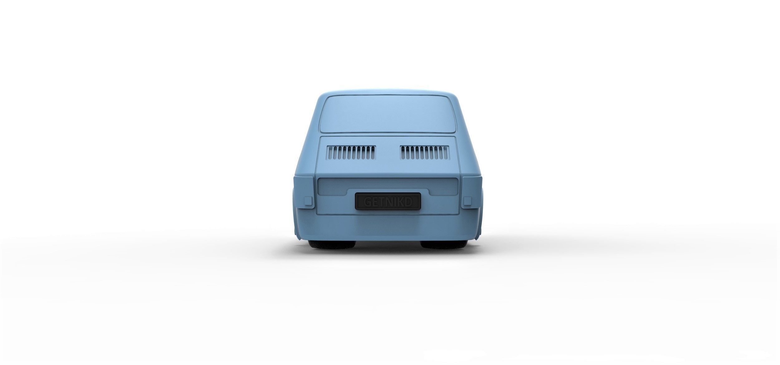 Crazy Fiat 126p Scale 1 to 24 3D print model_15