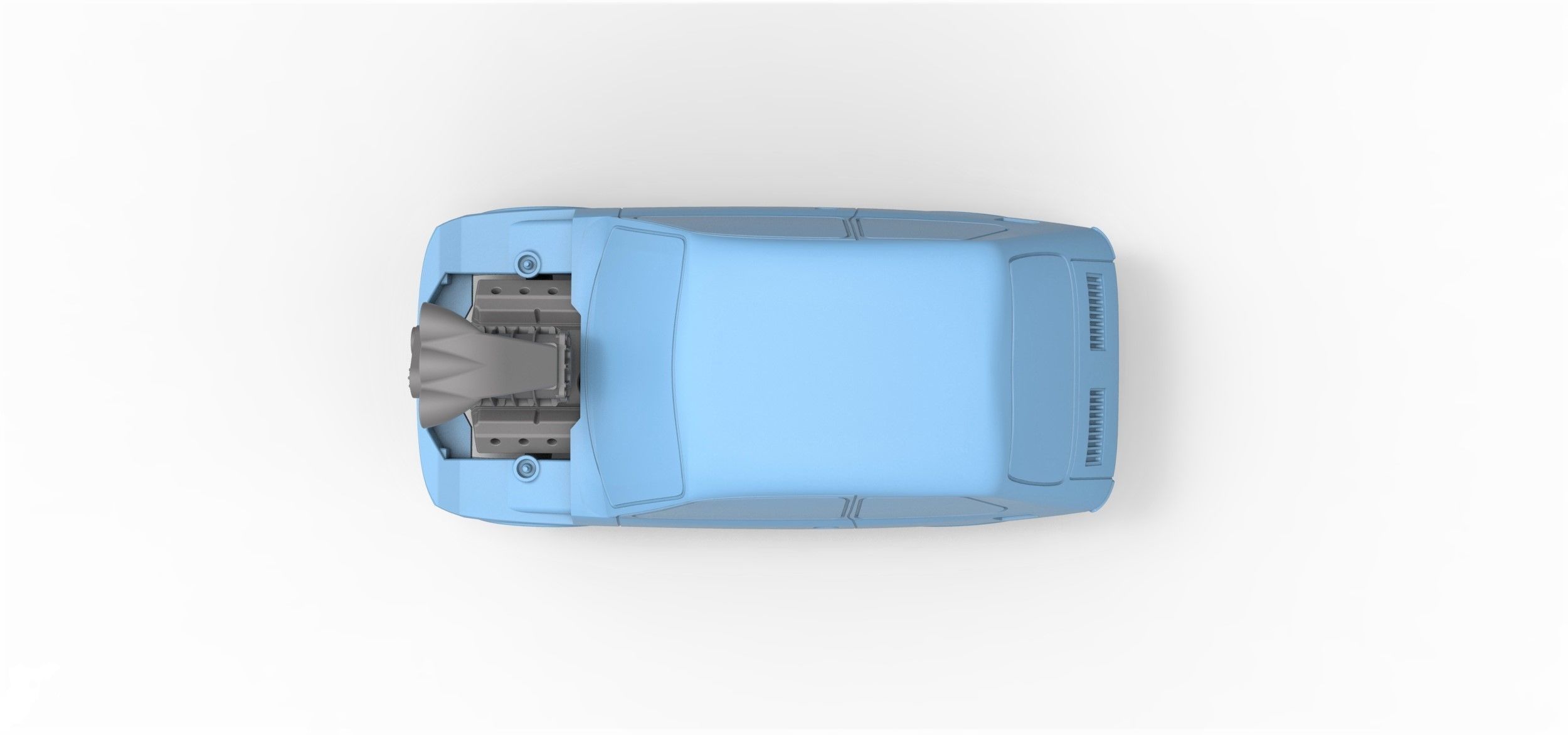 Crazy Fiat 126p Scale 1 to 24 3D print model_9