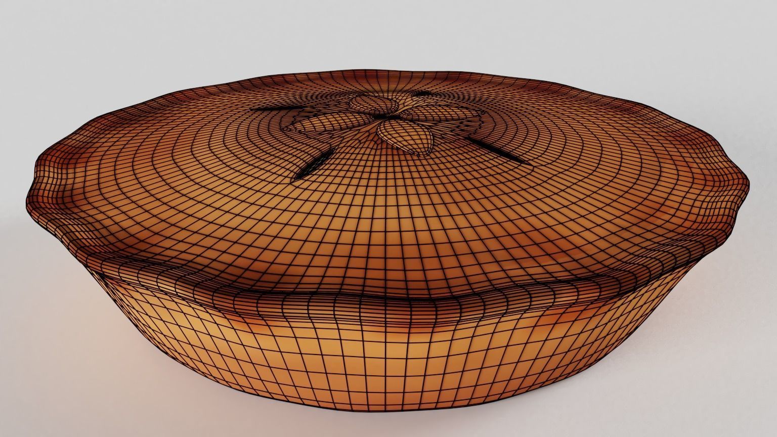 Apple Pie 3D model_2