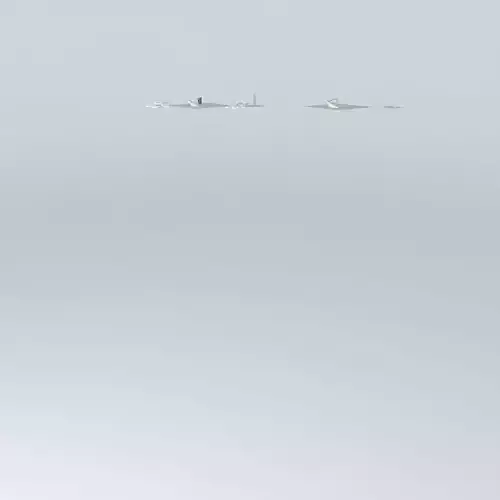 1T40 pair of planes flying in sky