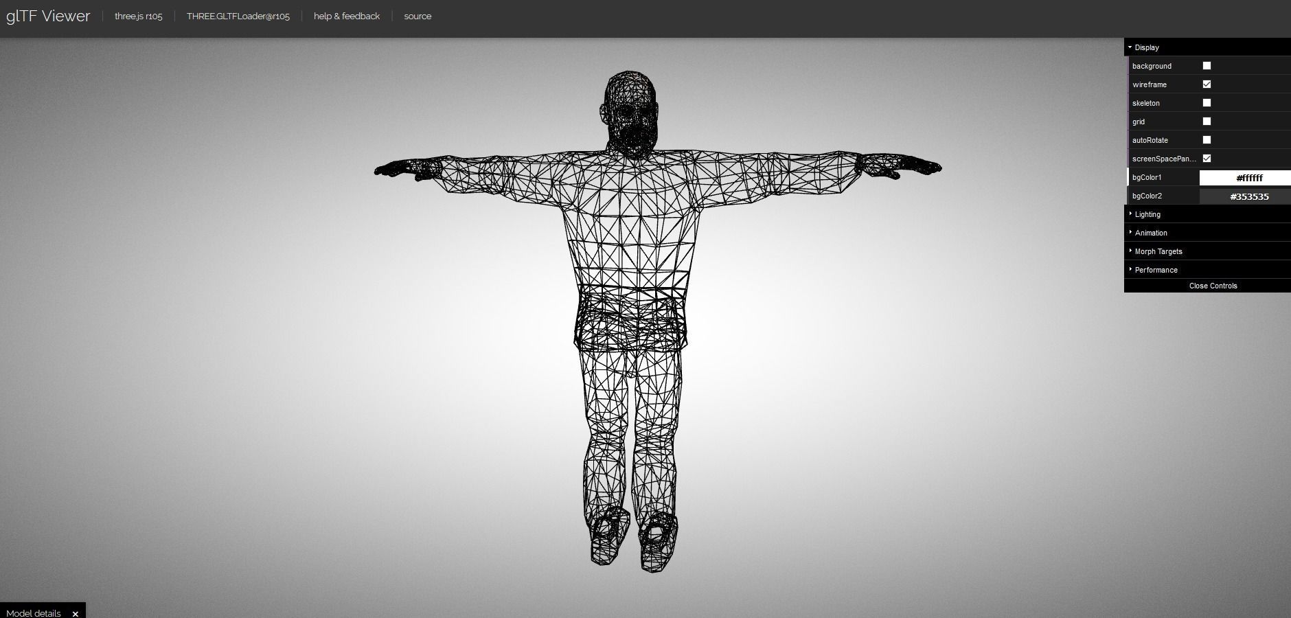 Casual Style - Old Man - Animated Low-Poly Character Low-poly 3D model_39