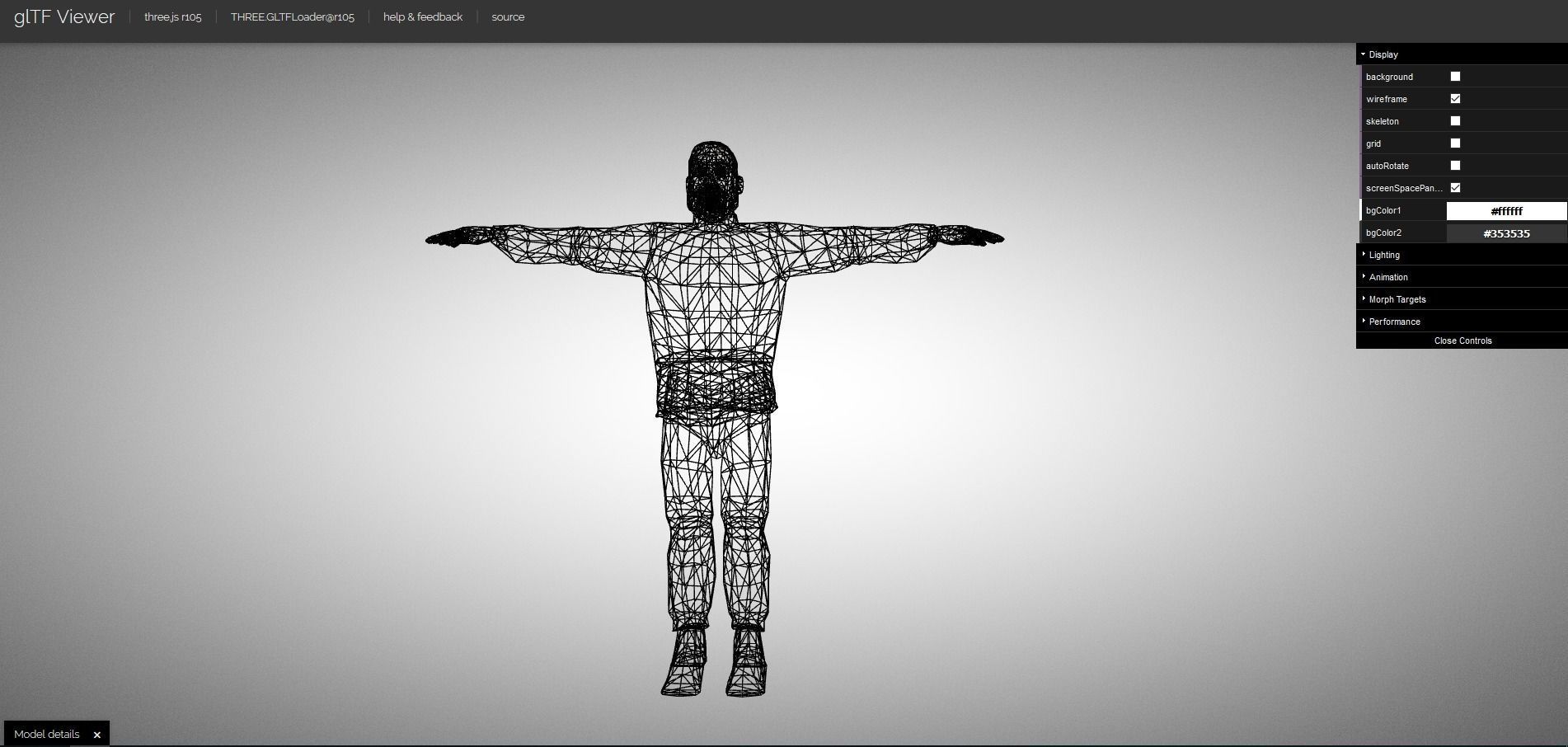 Casual Style - Old Man - Animated Low-Poly Character Low-poly 3D model_36