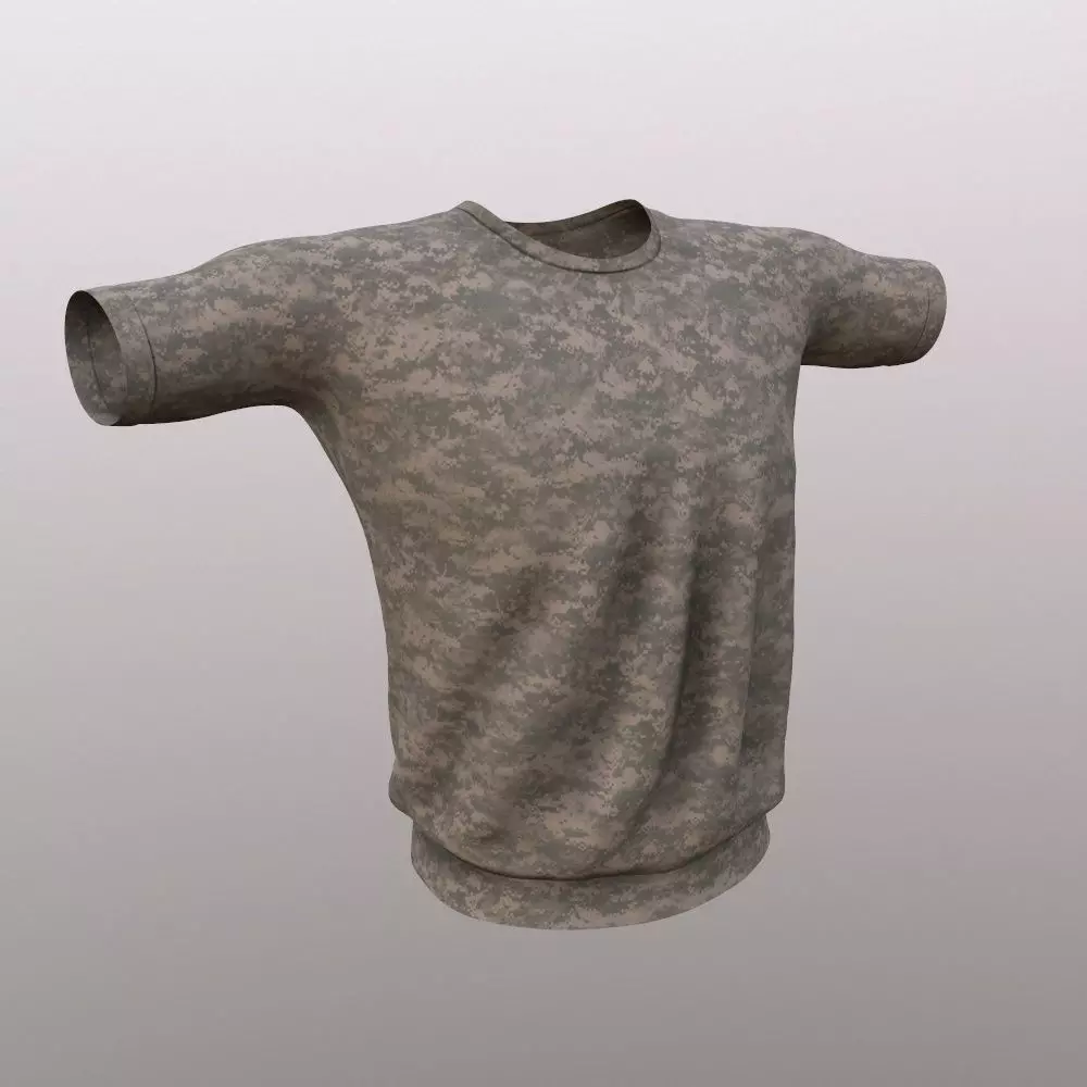 Military Tactical Shirt Army FREE Free low-poly 3D model