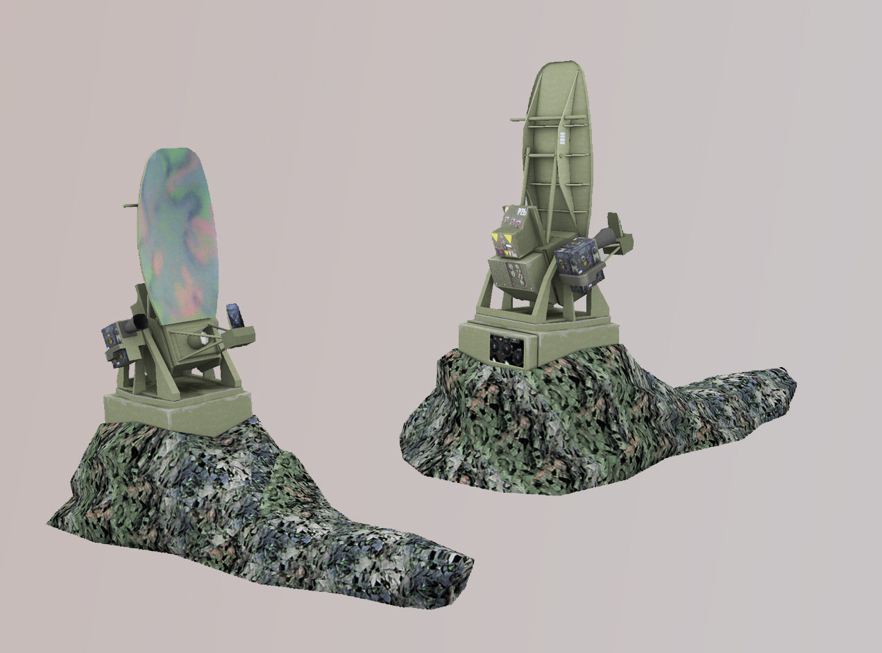 Rapier surface-to-air missile Low-poly 3D model_5