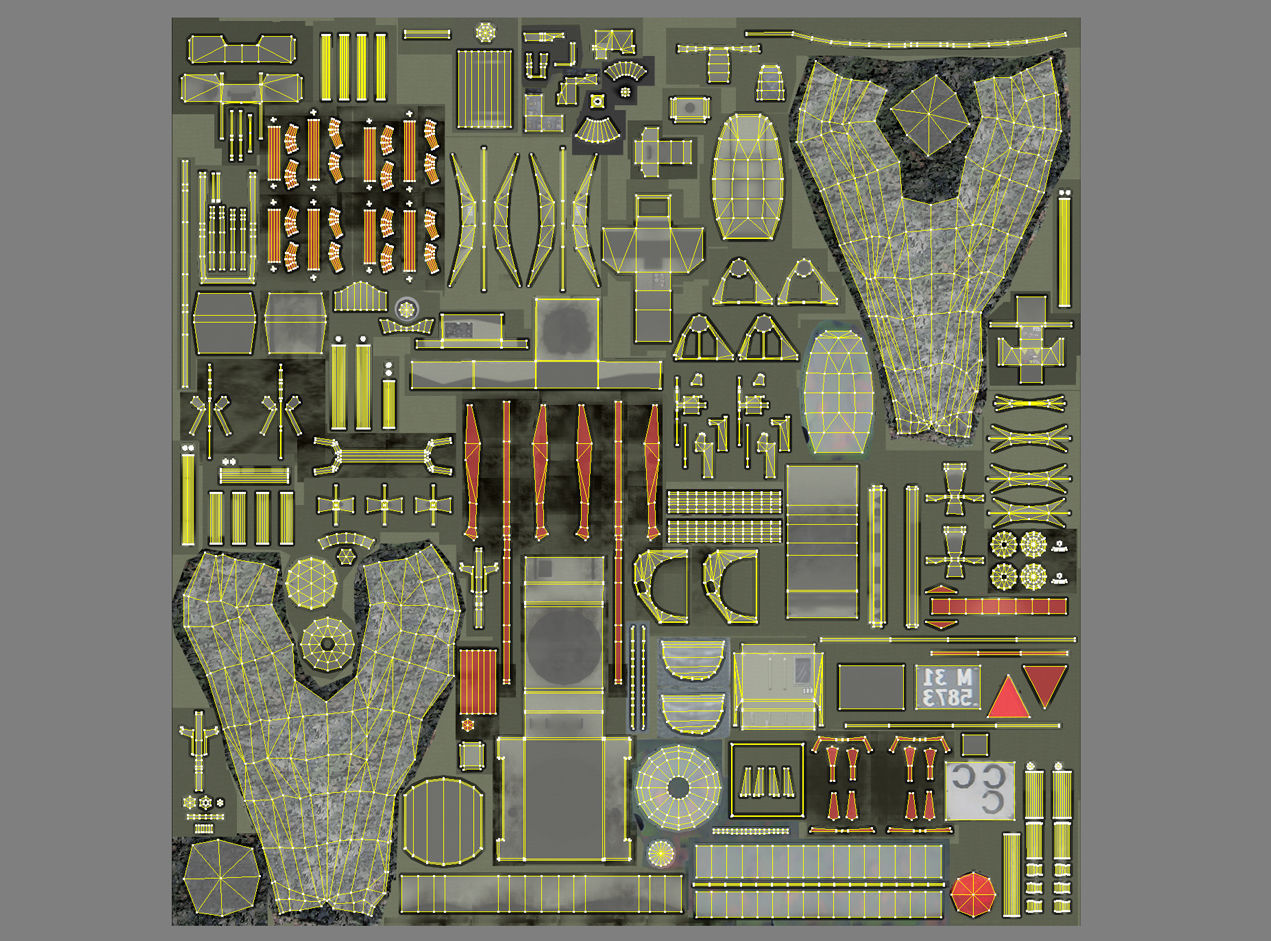 Rapier surface-to-air missile Low-poly 3D model_15