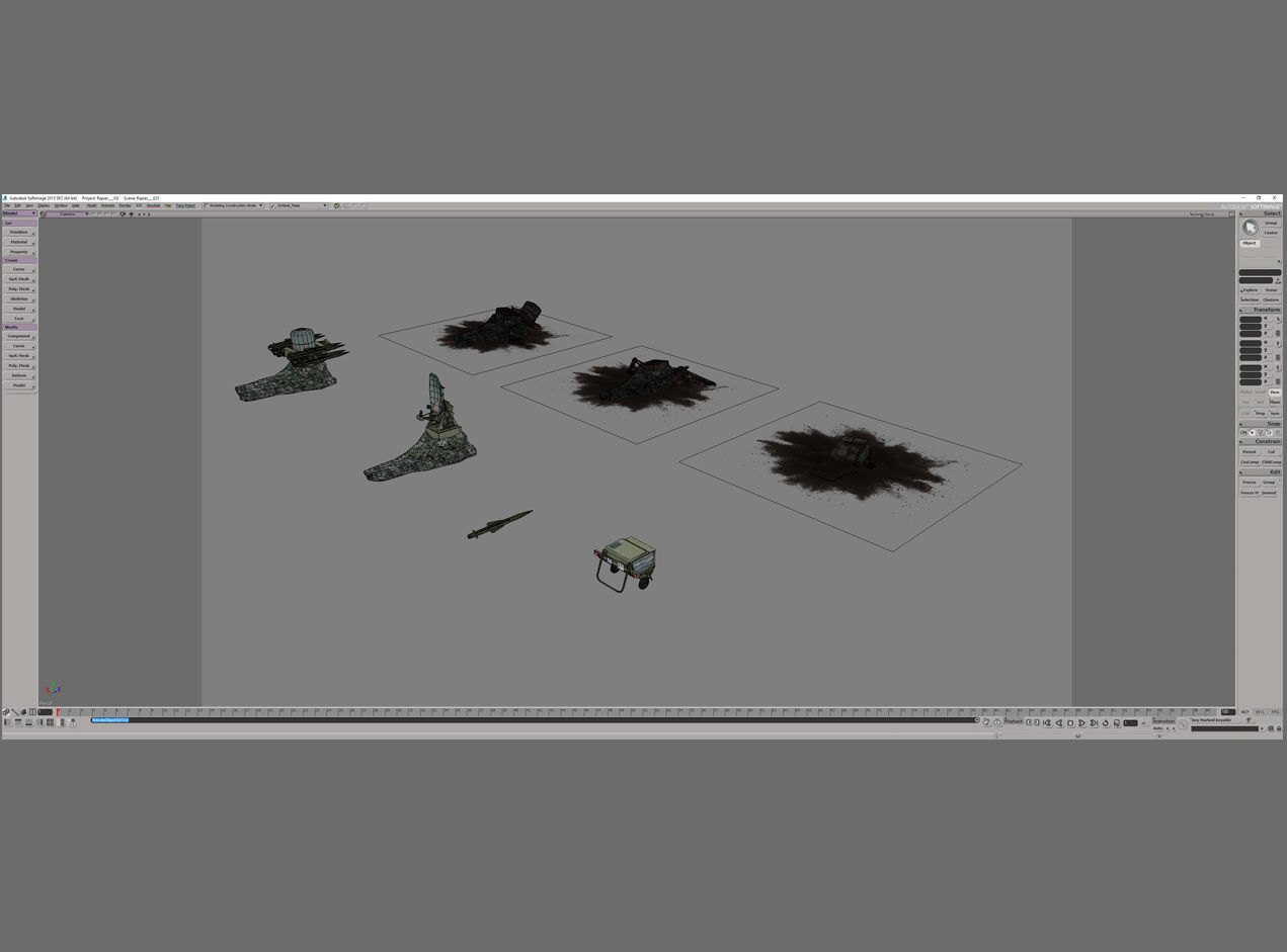 Rapier surface-to-air missile Low-poly 3D model_14