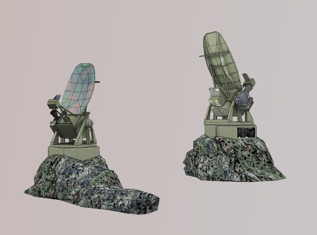 Rapier surface-to-air missile Low-poly 3D model_6