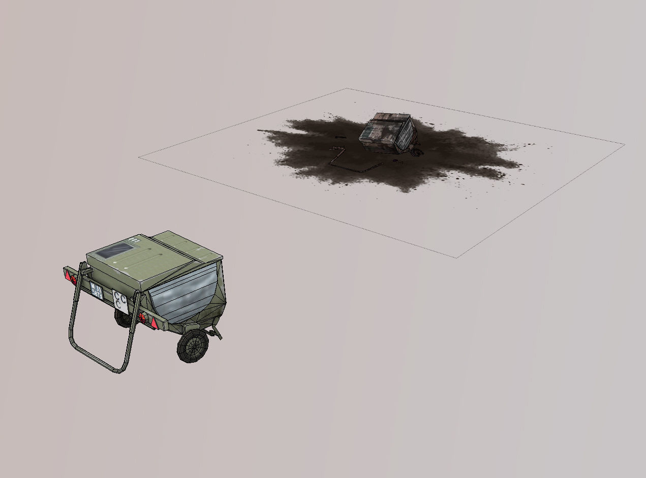 Rapier surface-to-air missile Low-poly 3D model_12