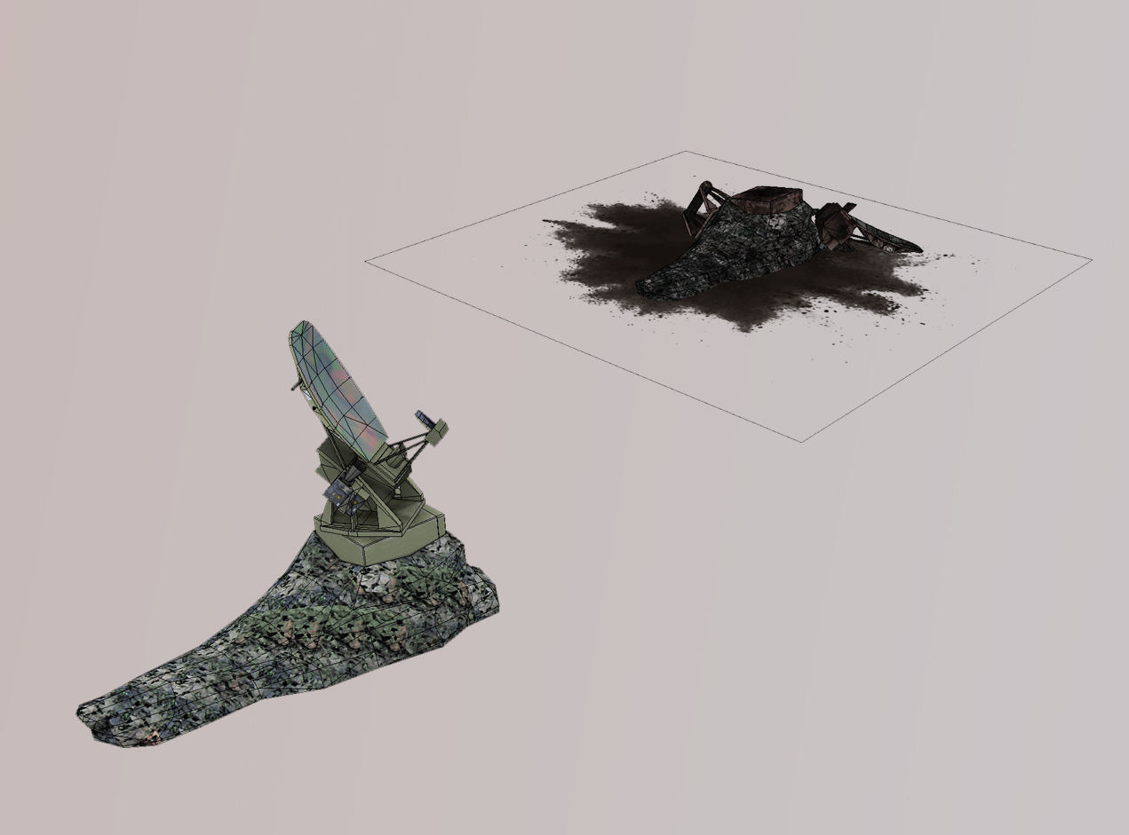 Rapier surface-to-air missile Low-poly 3D model_8