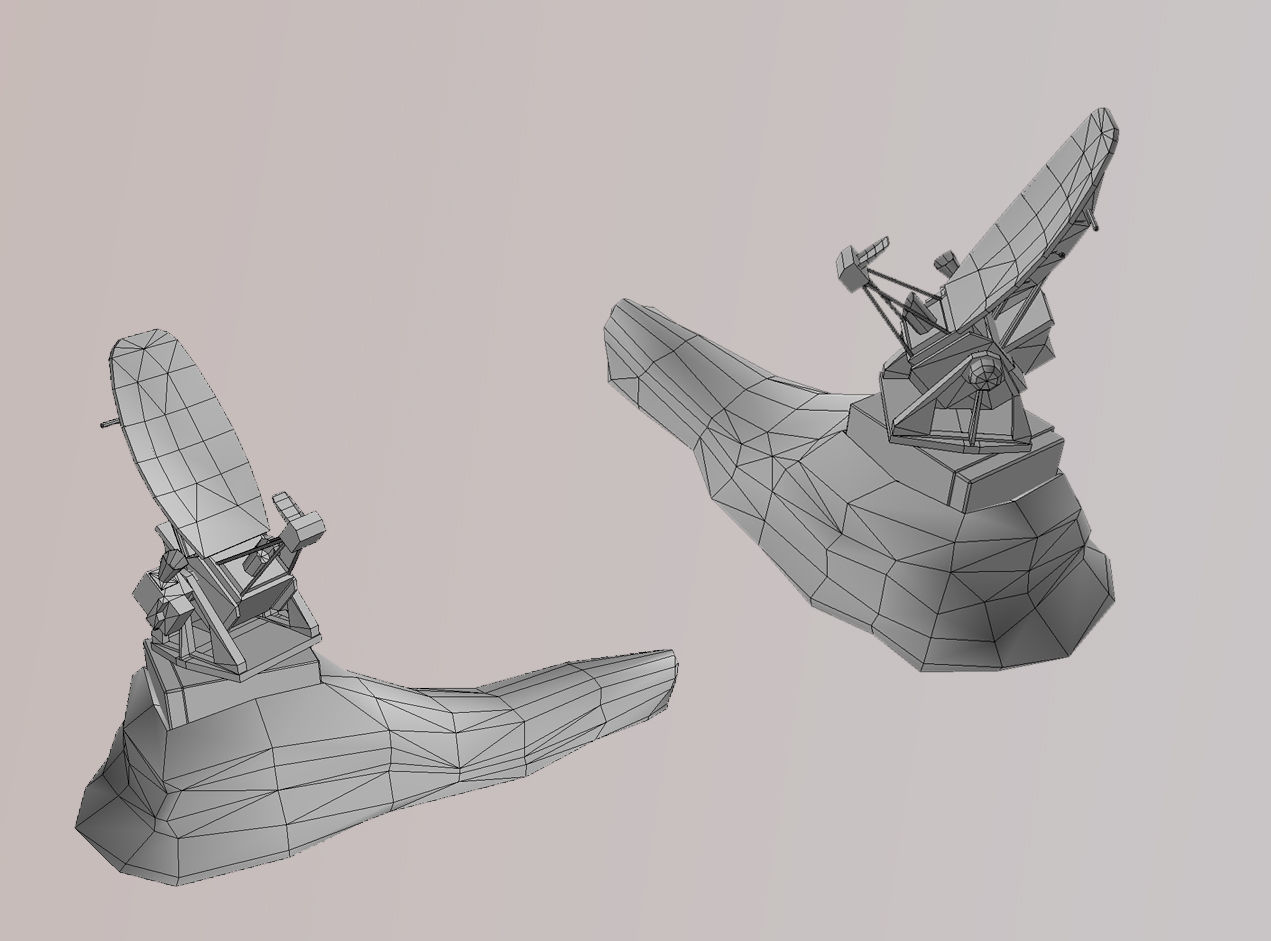 Rapier surface-to-air missile Low-poly 3D model_7