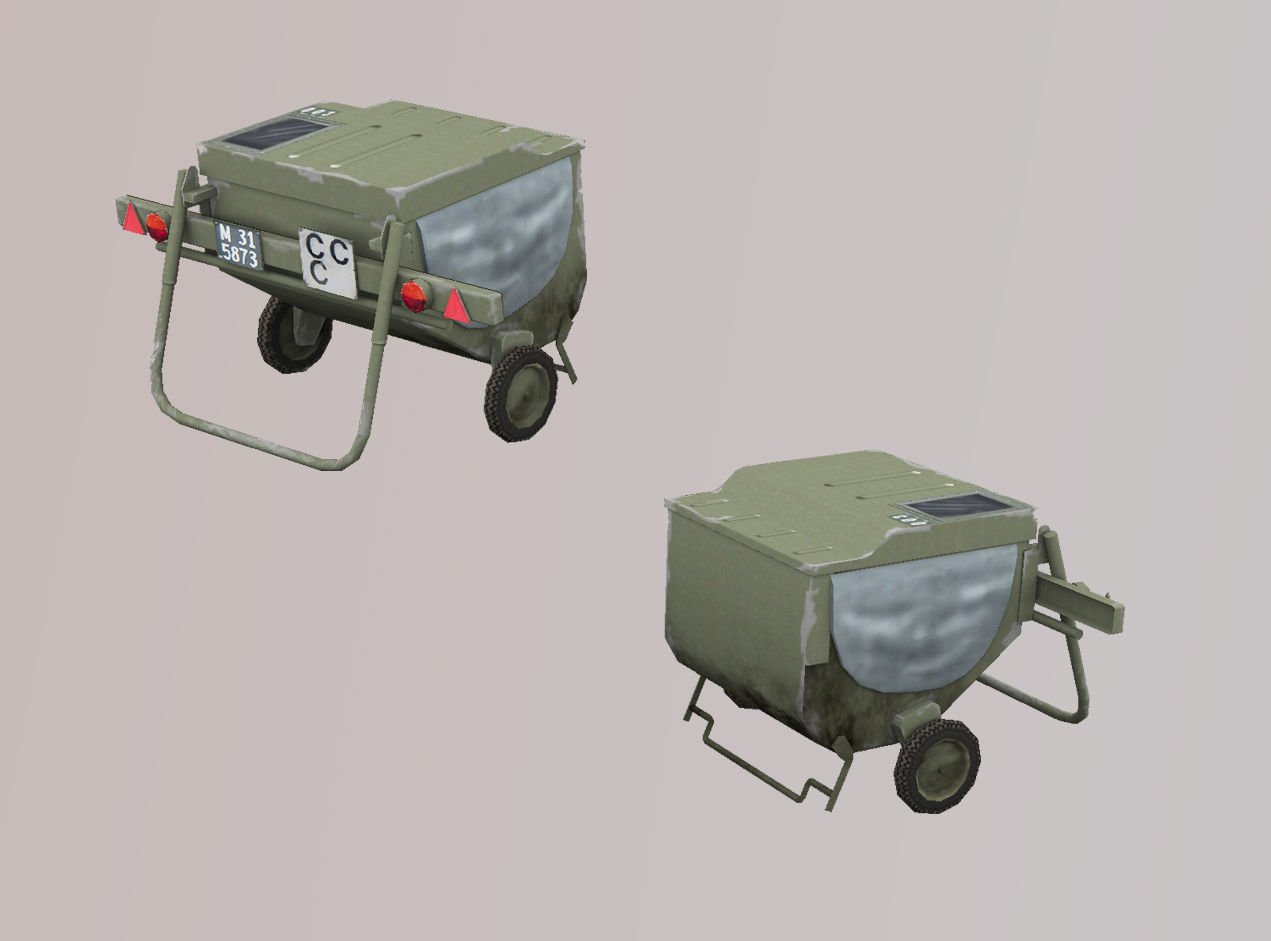 Rapier surface-to-air missile Low-poly 3D model_9