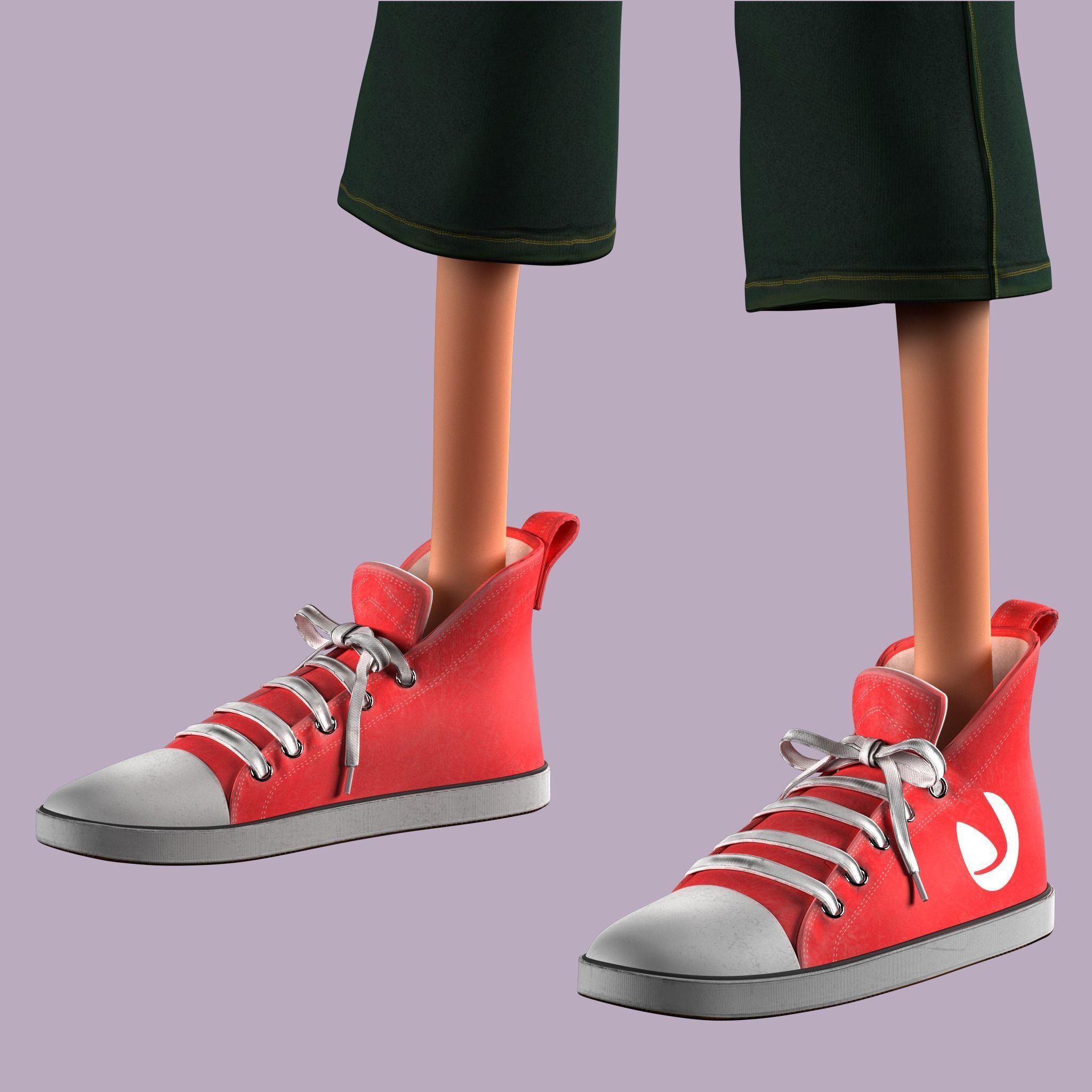 Cartoon boy Free 3D model_5