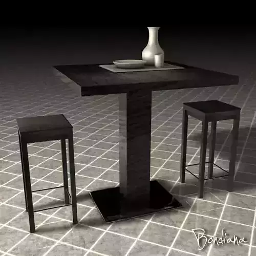 Table and stools