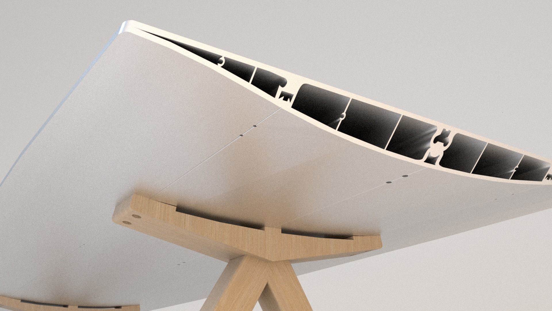  Barcelona Design - Table B Free 3D model_2