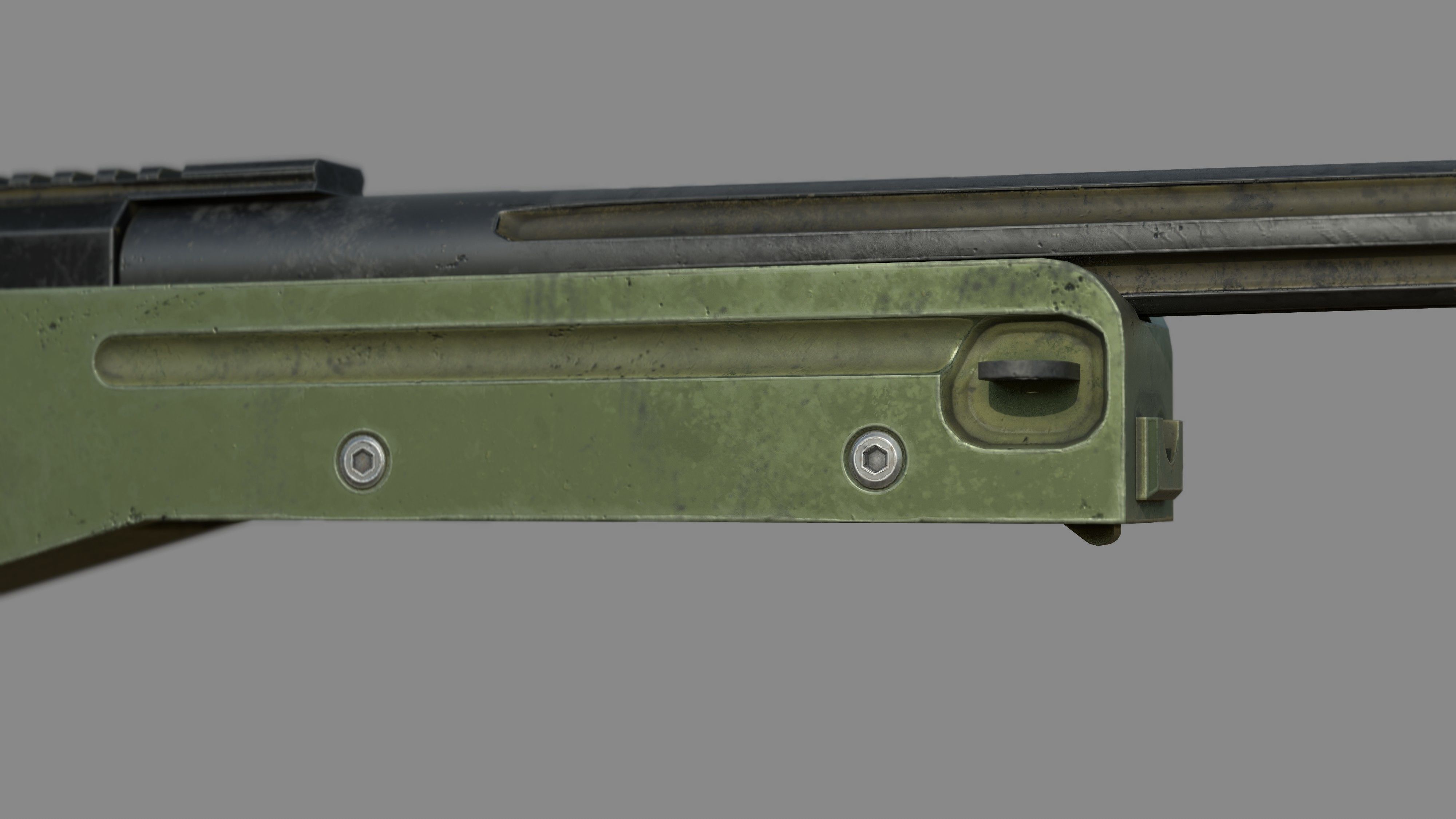 Weapon - AWM - Included Highres Low-poly 3D model_19
