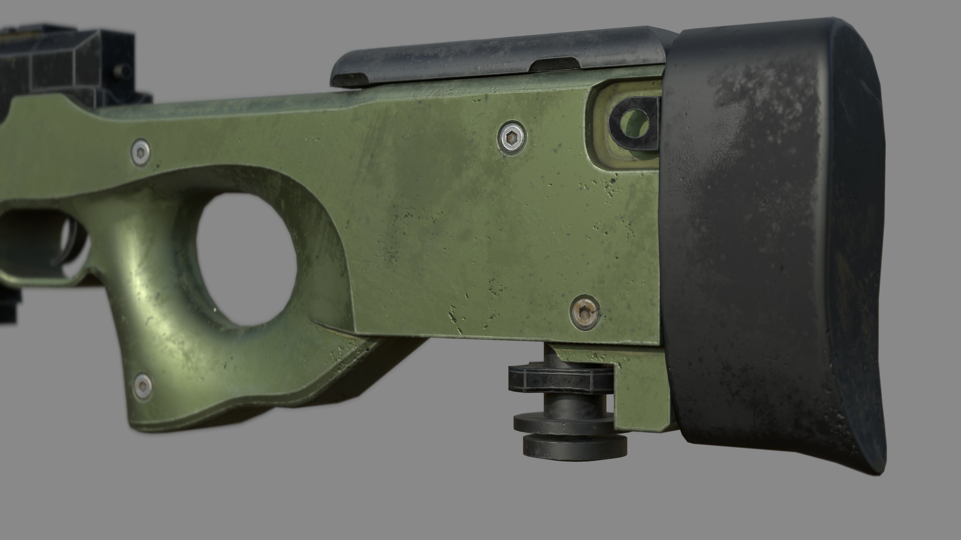 Weapon - AWM - Included Highres Low-poly 3D model_18