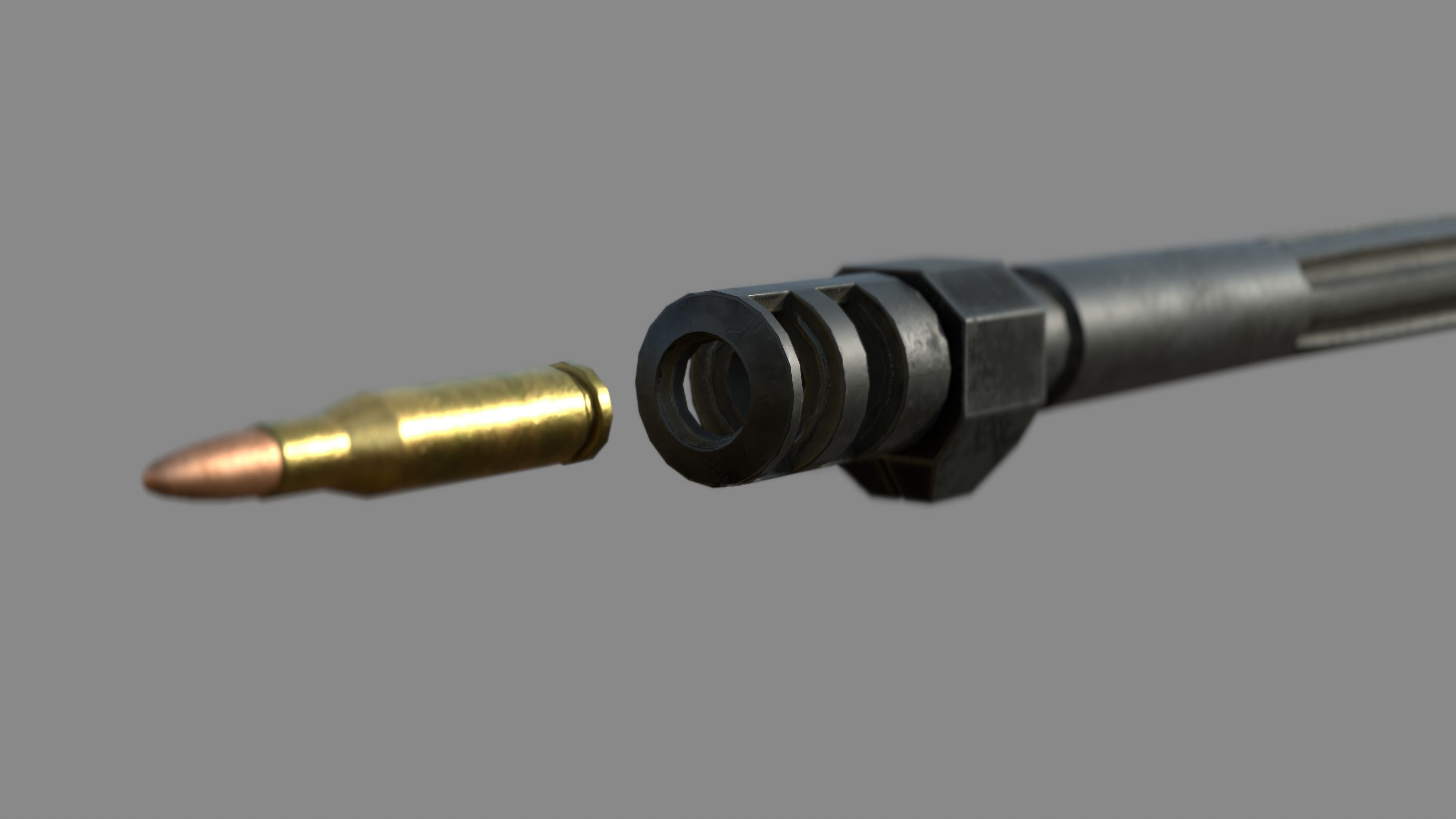 Weapon - AWM - Included Highres Low-poly 3D model_15