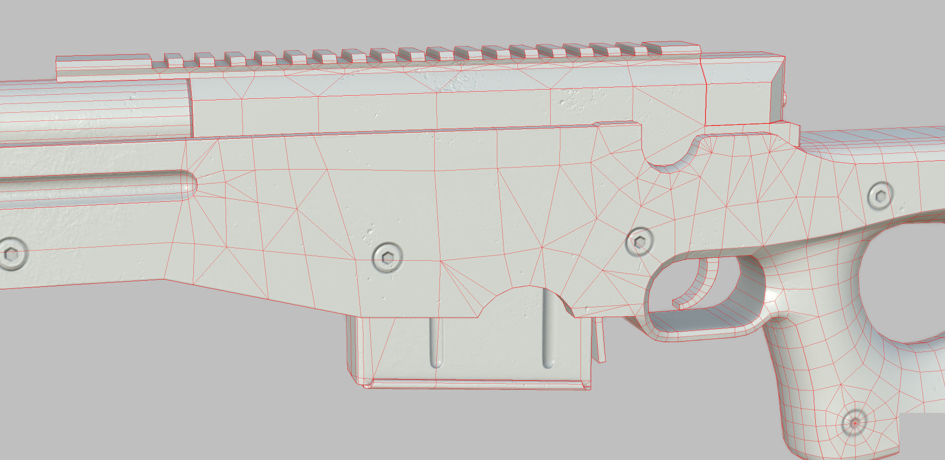 Weapon - AWM - Included Highres Low-poly 3D model_30