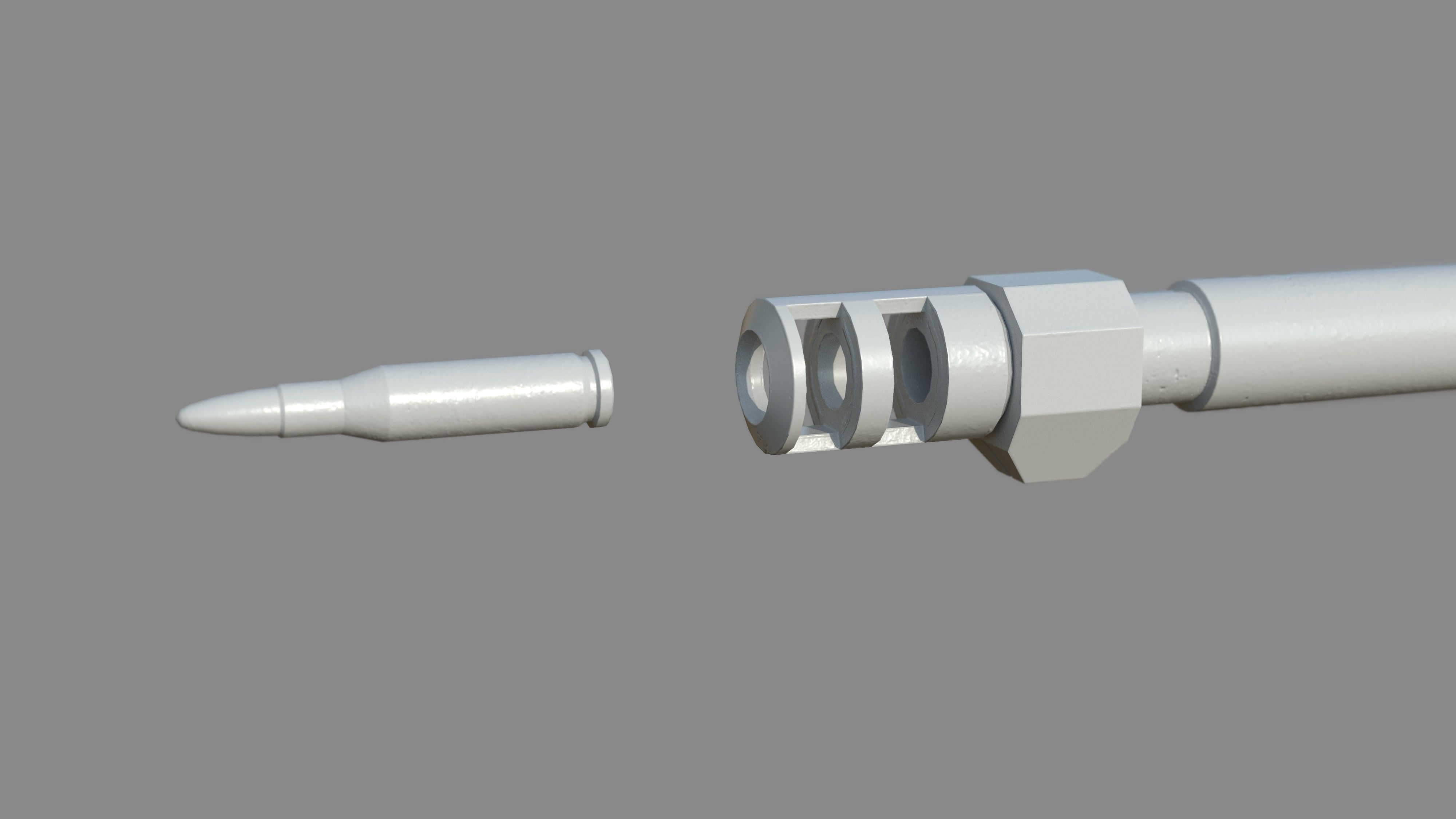 Weapon - AWM - Included Highres Low-poly 3D model_20