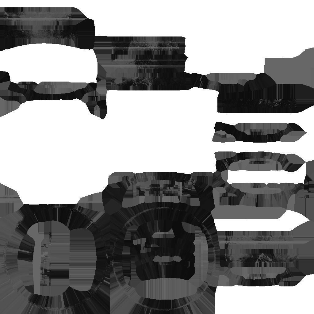 low poly AR vr wall clock Low-poly 3D model_10