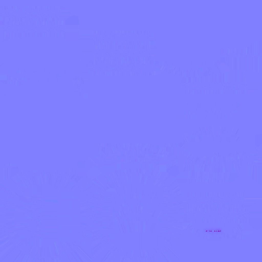 low poly AR vr wall clock Low-poly 3D model_9