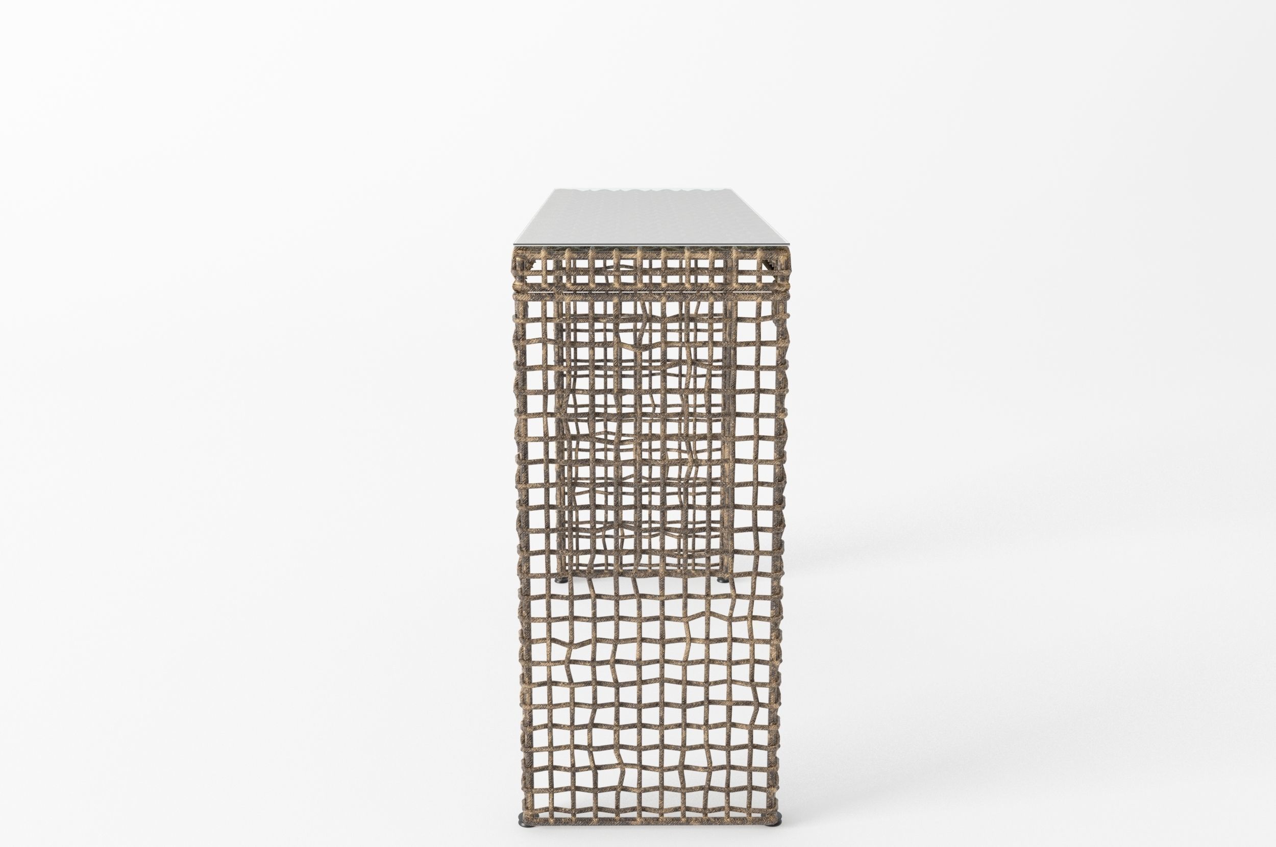 Loni Woven Table 3D model_3