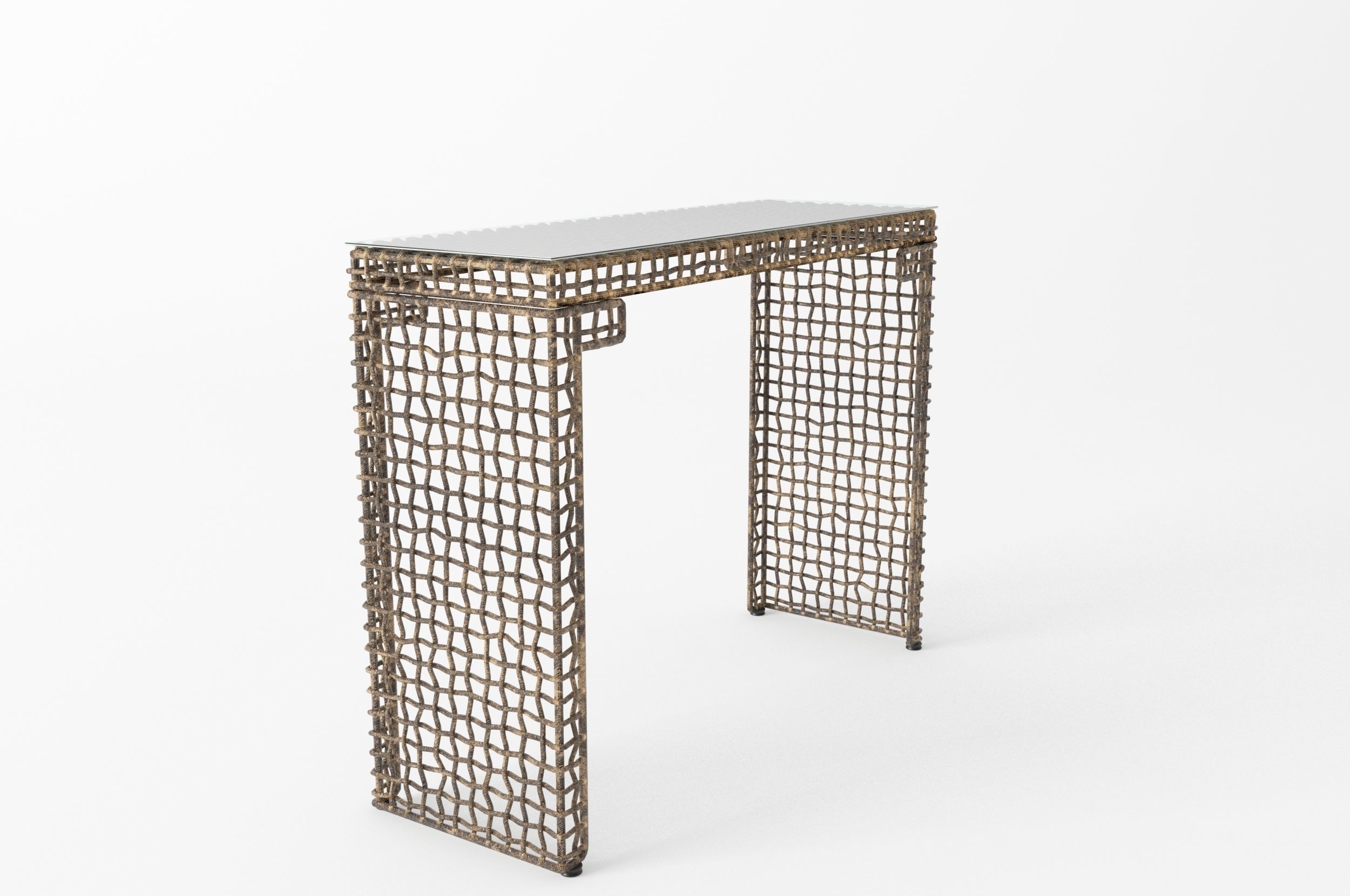 Loni Woven Table 3D model_2