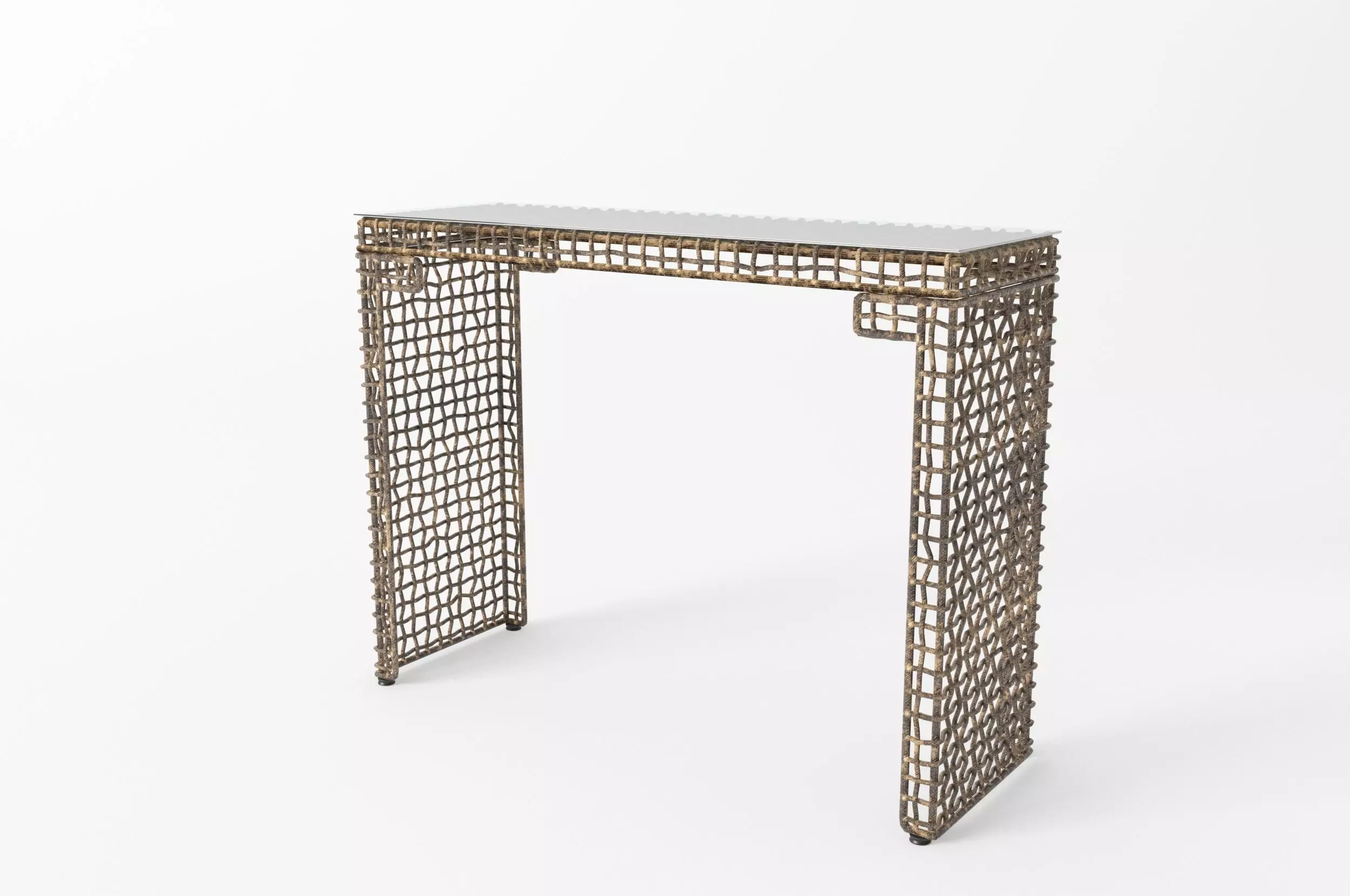 Loni Woven Table 3D model_0