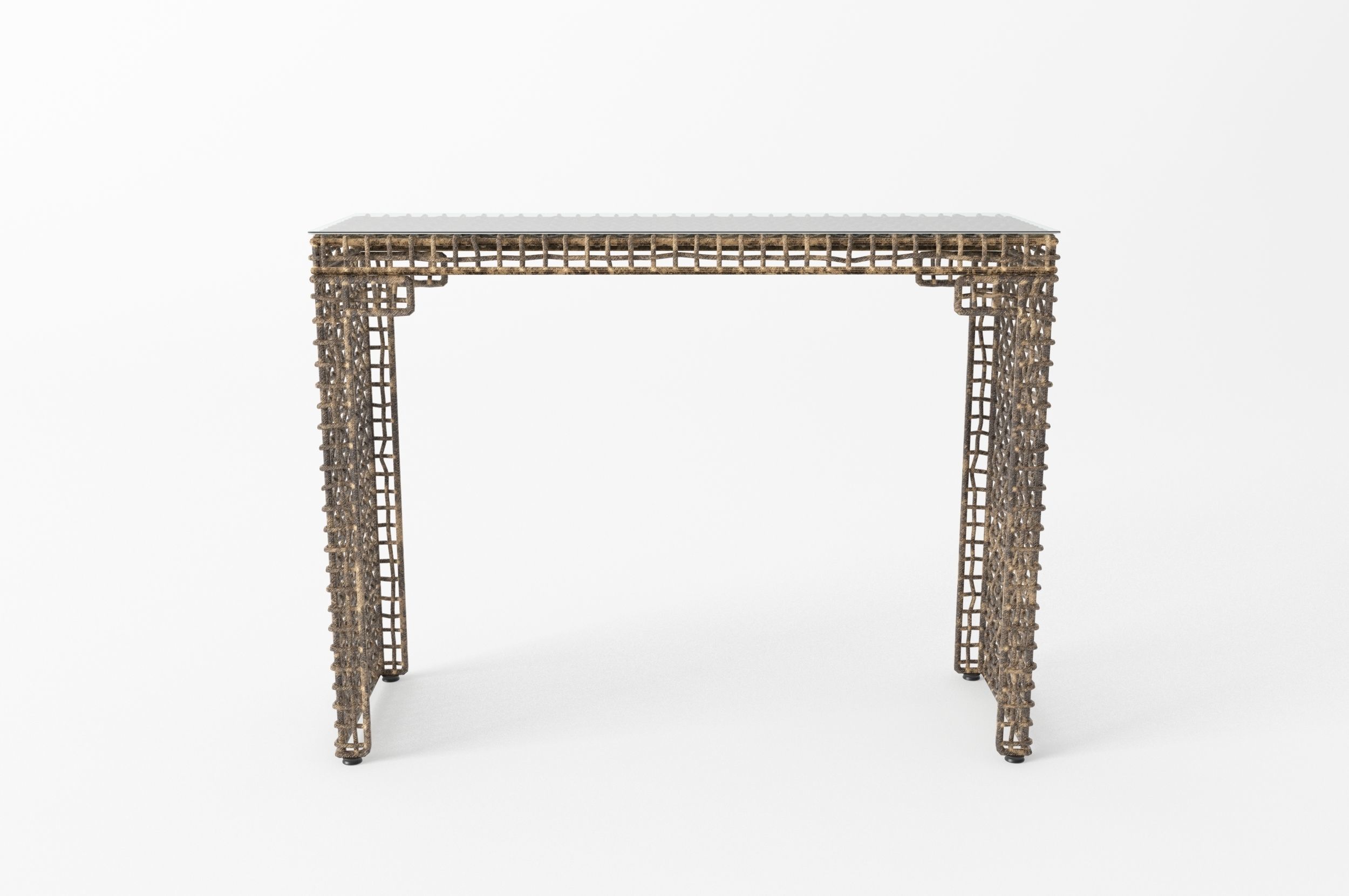 Loni Woven Table 3D model_1