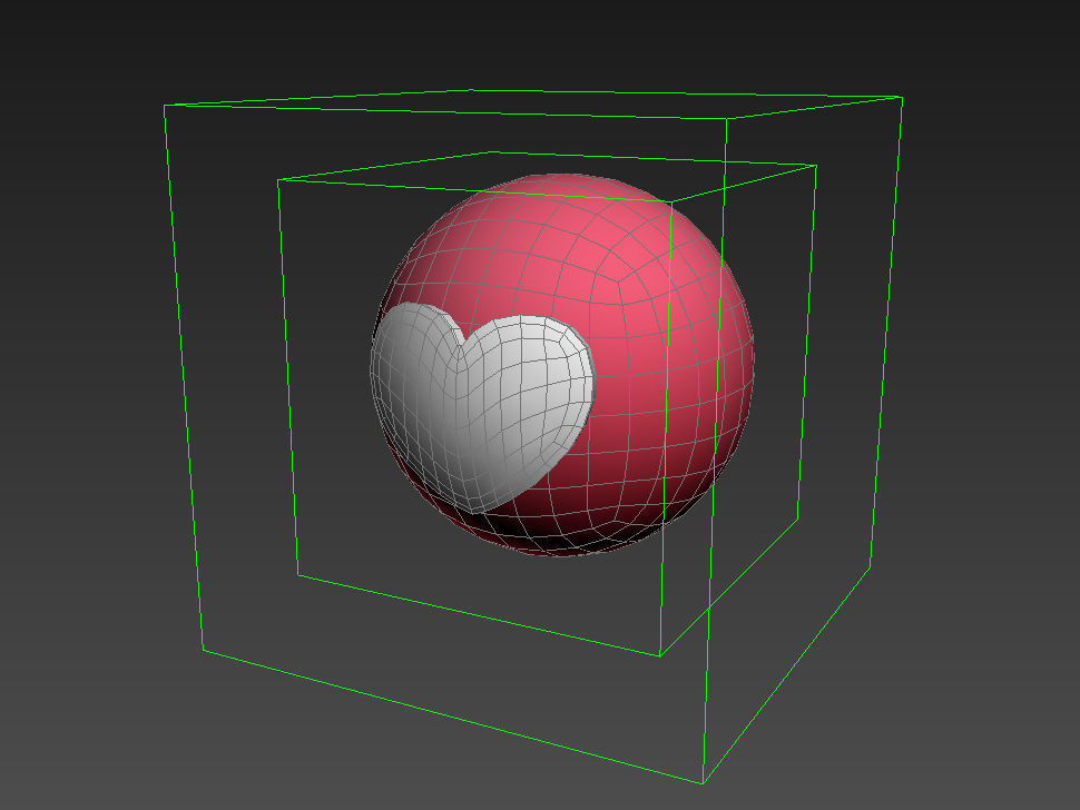 Animated Facebook Love Reaction Button Low-poly 3D model_11