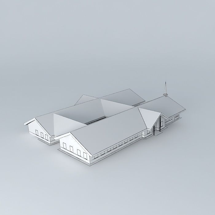 Stake center of Cocody Free 3D model_4